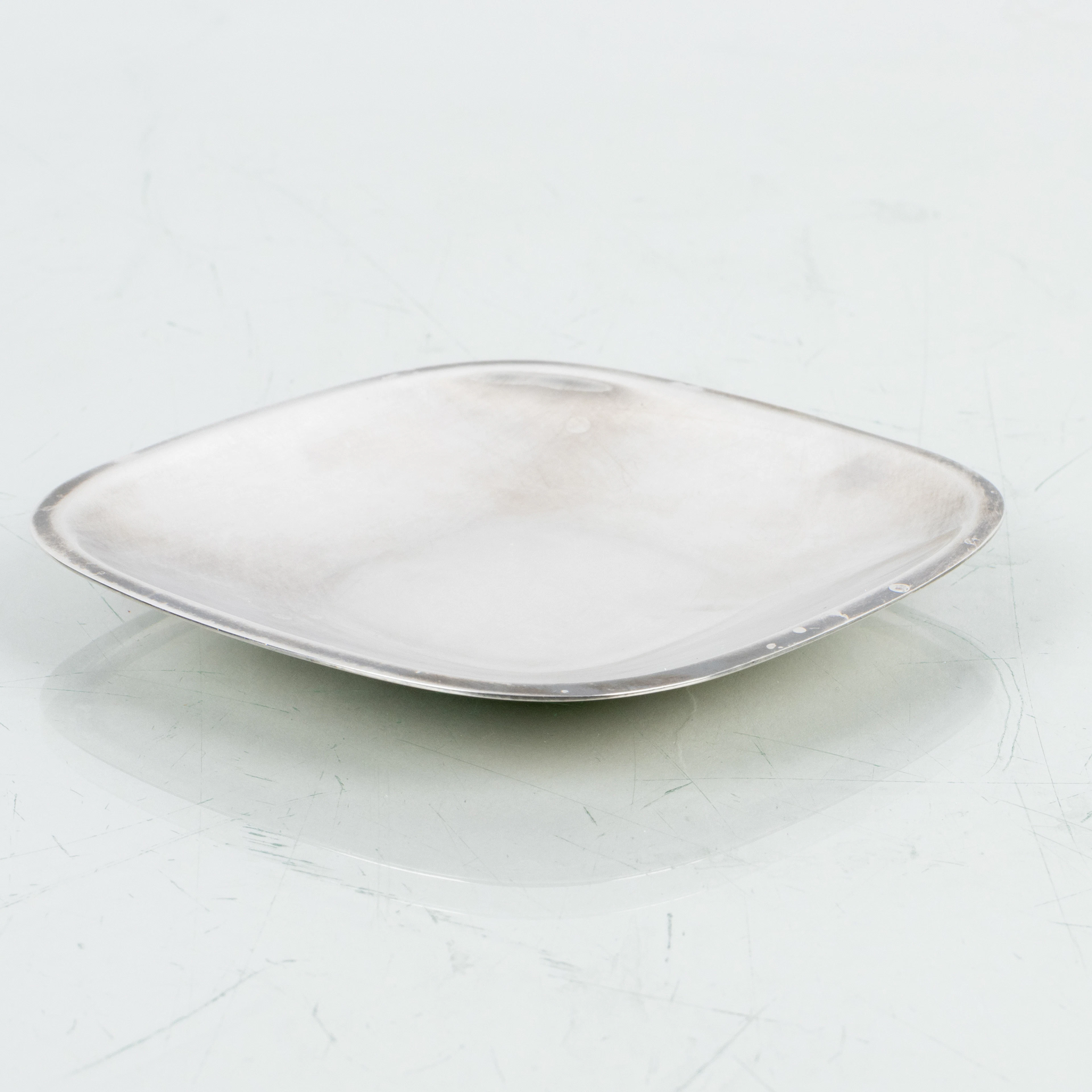GUSTAF JANSON, eine Silberschale, CG Hallberg, 1958, ca. 50 g schwer