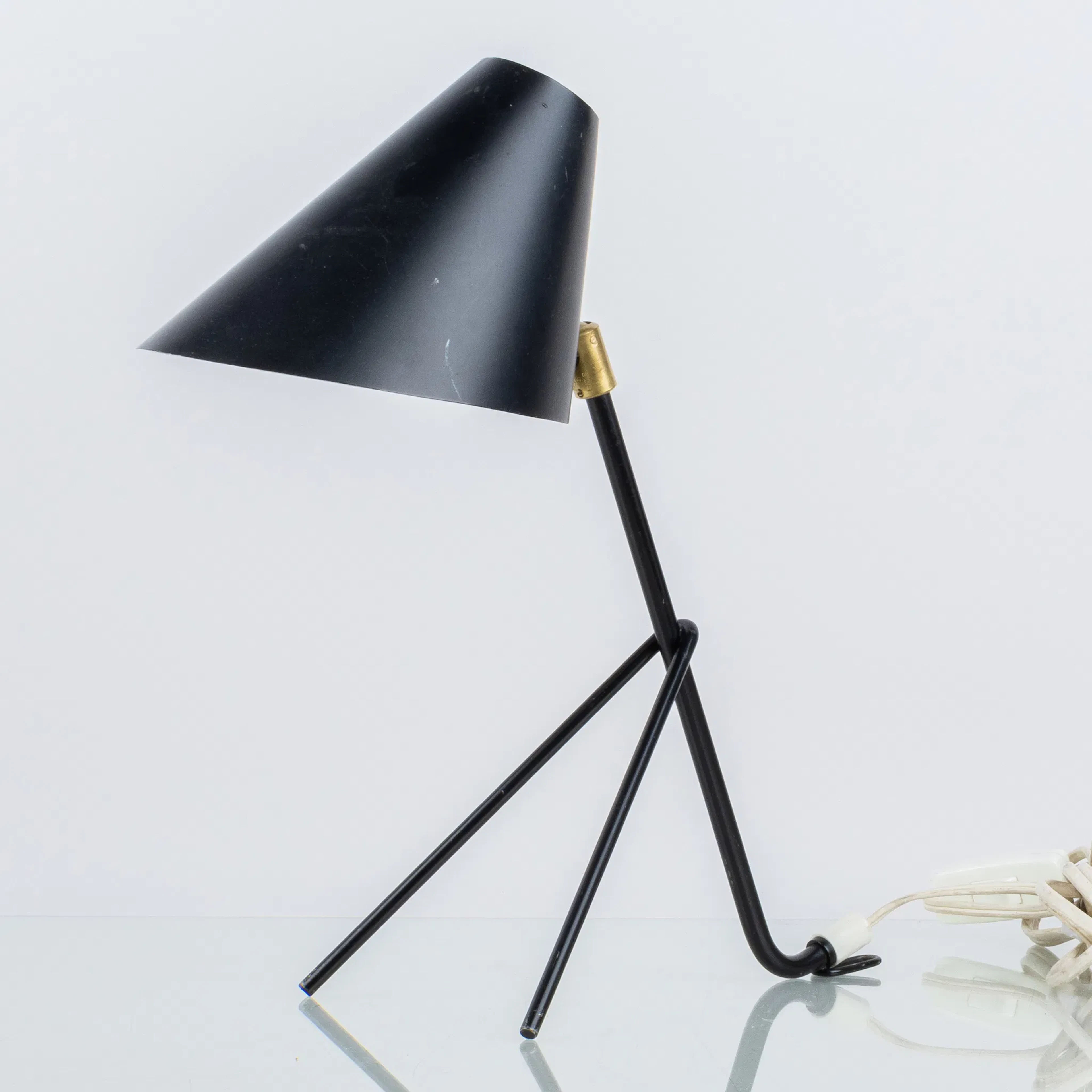 LAMPE DE TABLE, métal, probablement Falkenbergs Éclairage, milieu des années 1900