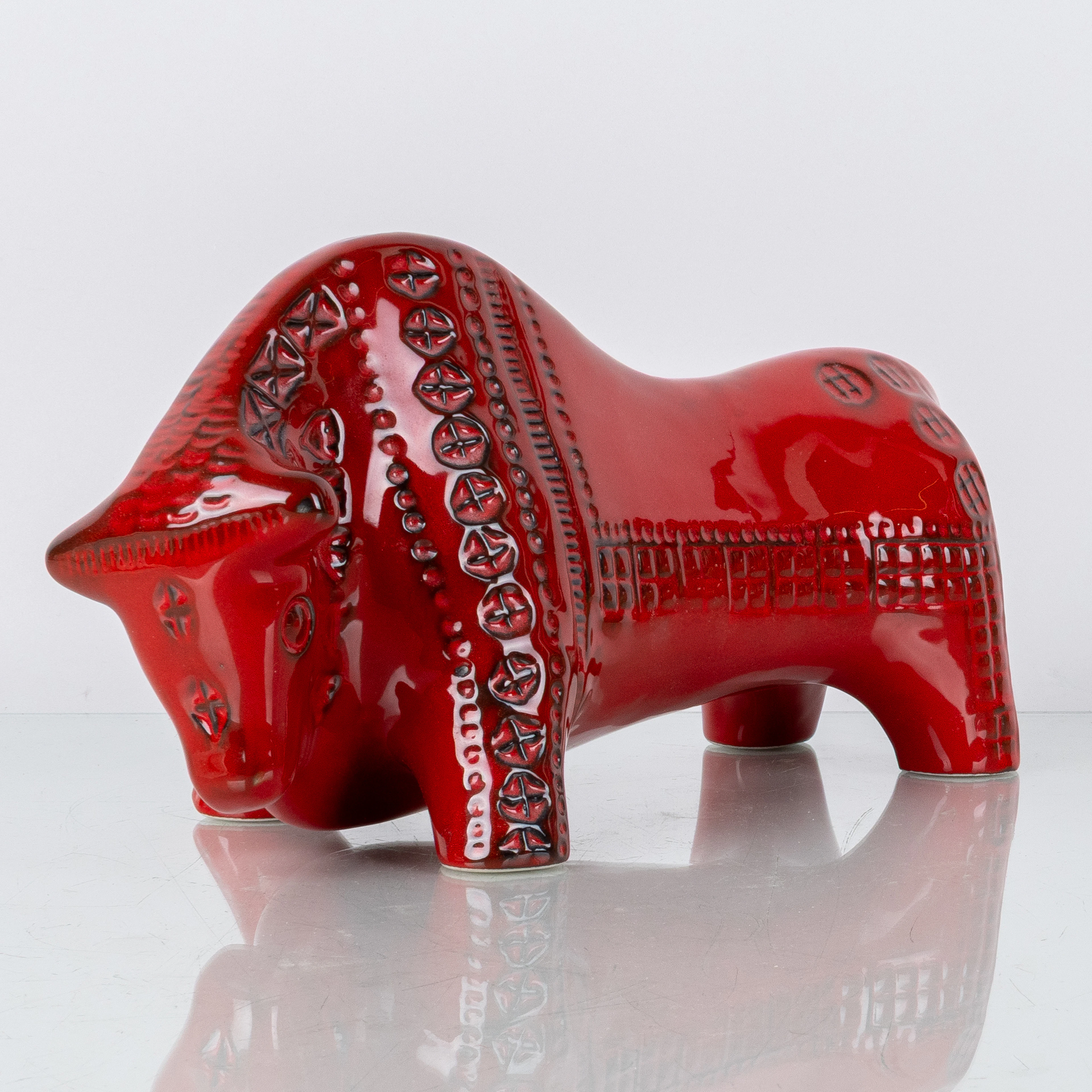 FIGURA, porcelana, probablemente Aldo Londi Bitossi, Italia, segunda mitad del siglo XX