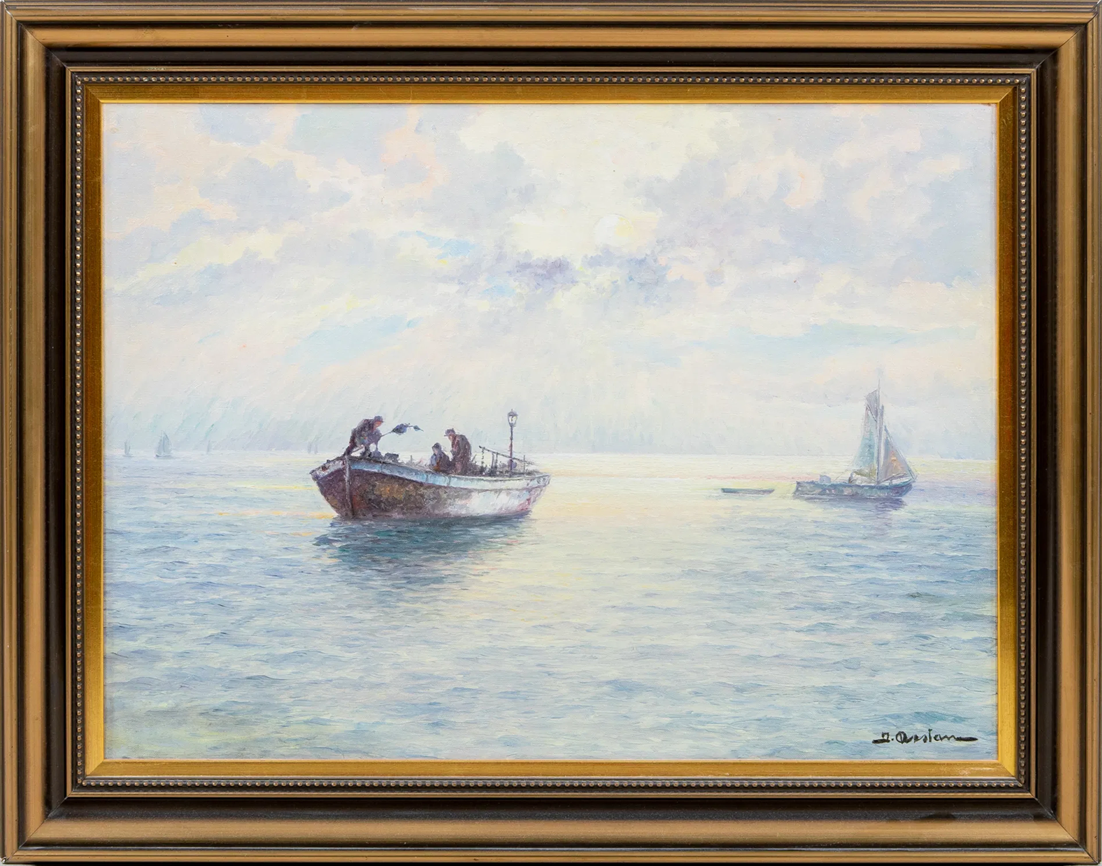JOHAN OSSIAN ANDERSSON (1889-1975), olja på duk, signerad