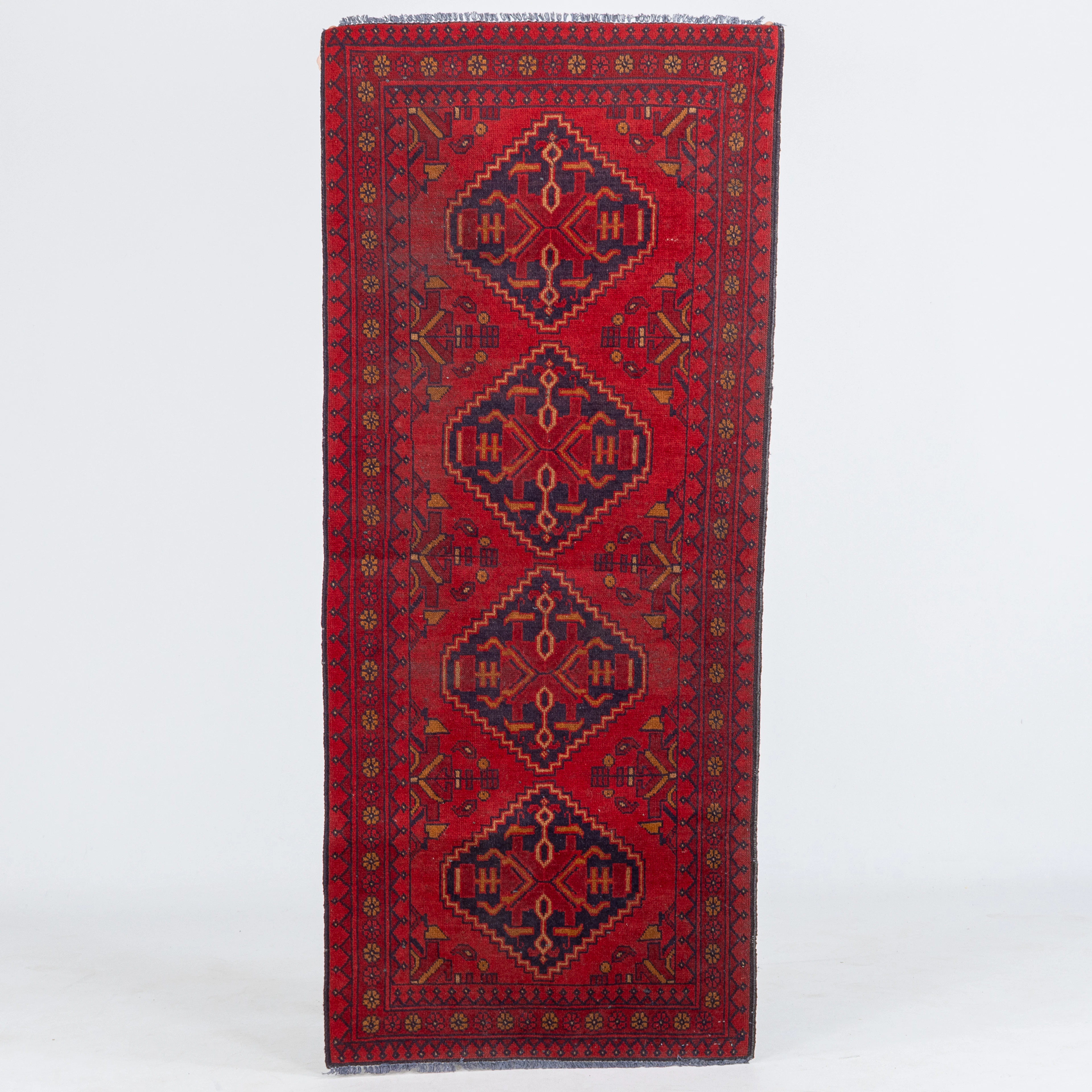 ORIENTTEPPICH, Galerie, alt, ca. 192 x 80 cm