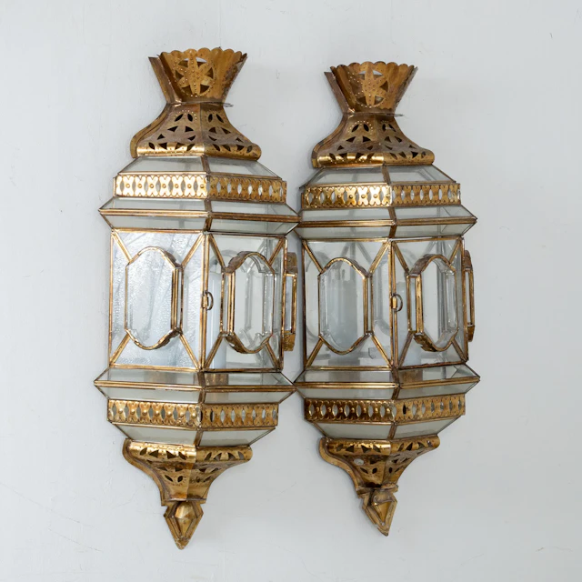 Not for sale - EGG LAMPS, 1 pair, oriental style, second half of the 20th century