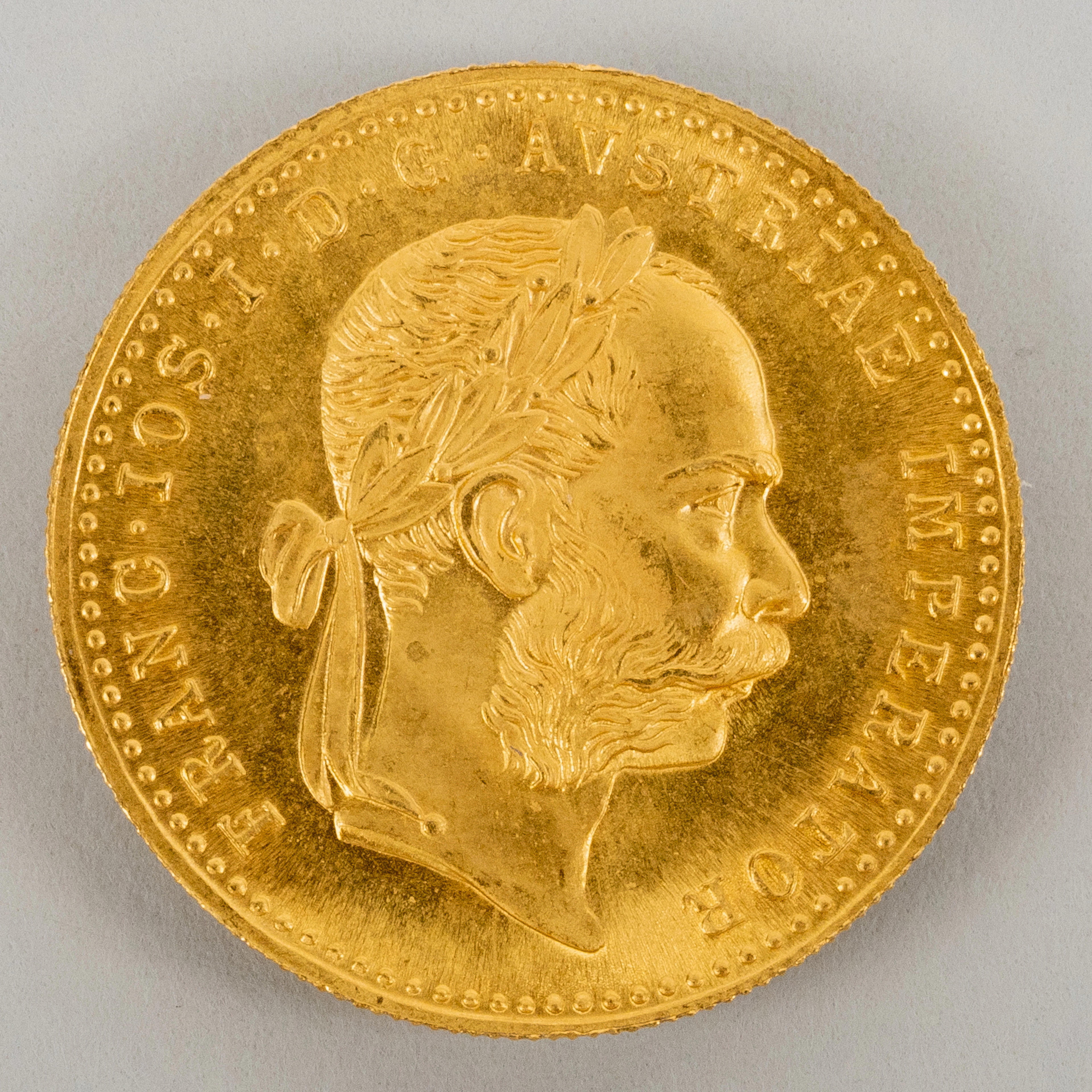MONETE, oro 23 carati, Franco Ios I D G Avstriae Imperator, 1 ducato, Austria