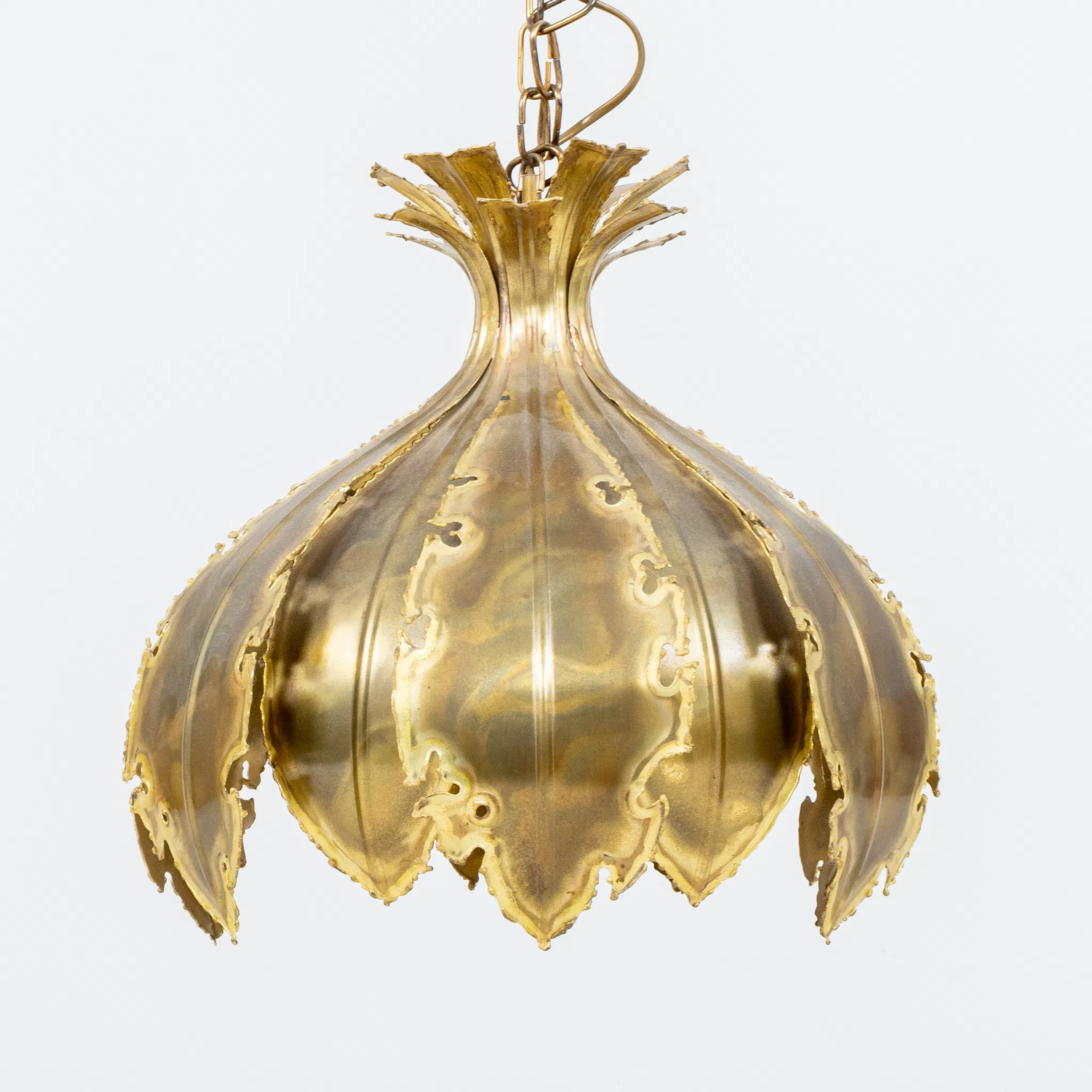 SVEND AAGE HOLM SØRENSEN, a brass ceiling lamp, model 6395, Denmark, 1960s