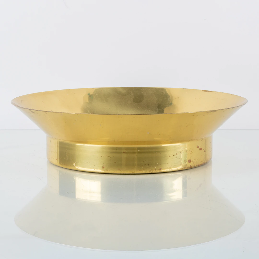 BOWL DISH, latón, la segunda mitad del siglo XX