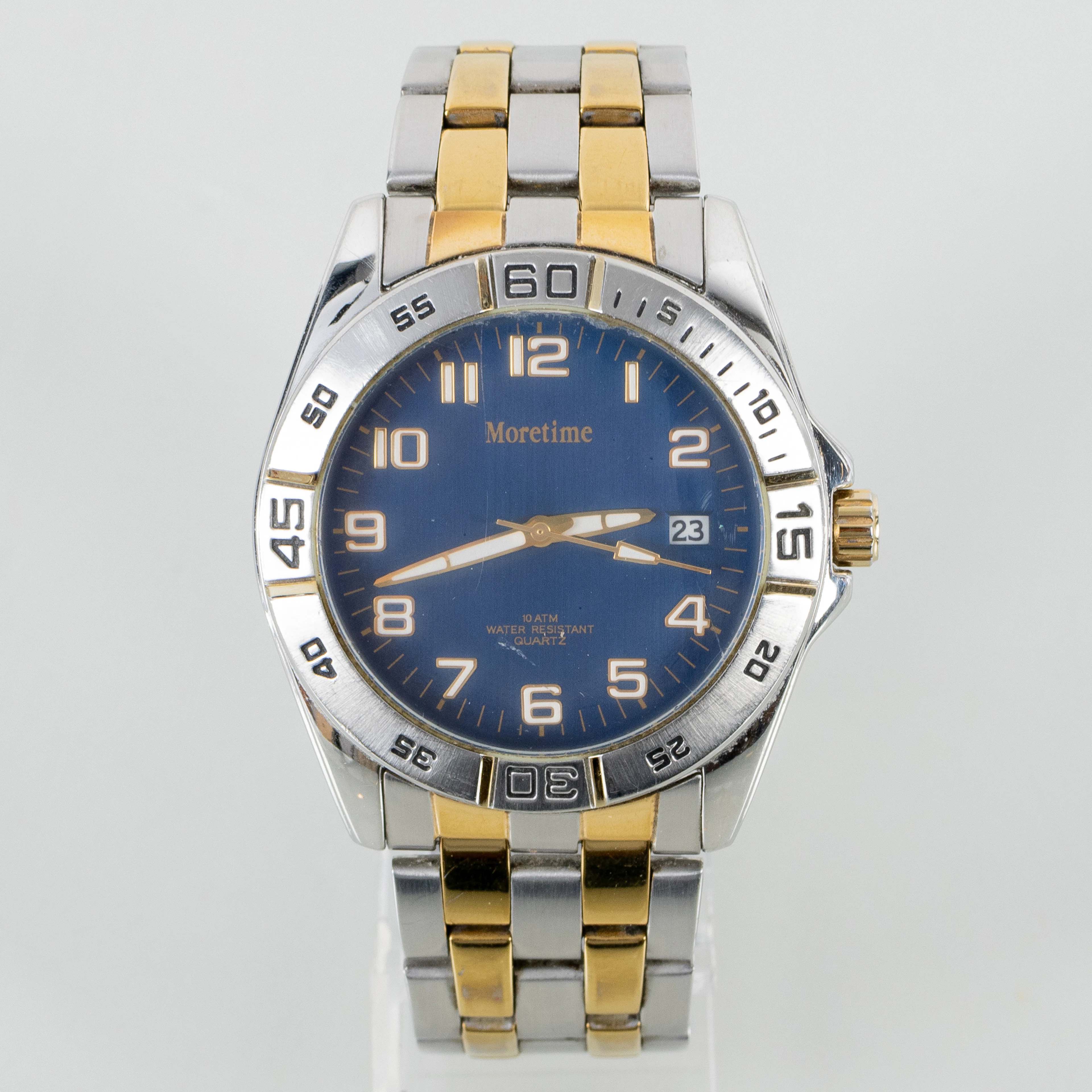 RELOJ DE PULSERA PARA HOMBRE, Moretime, acero, década de 2000