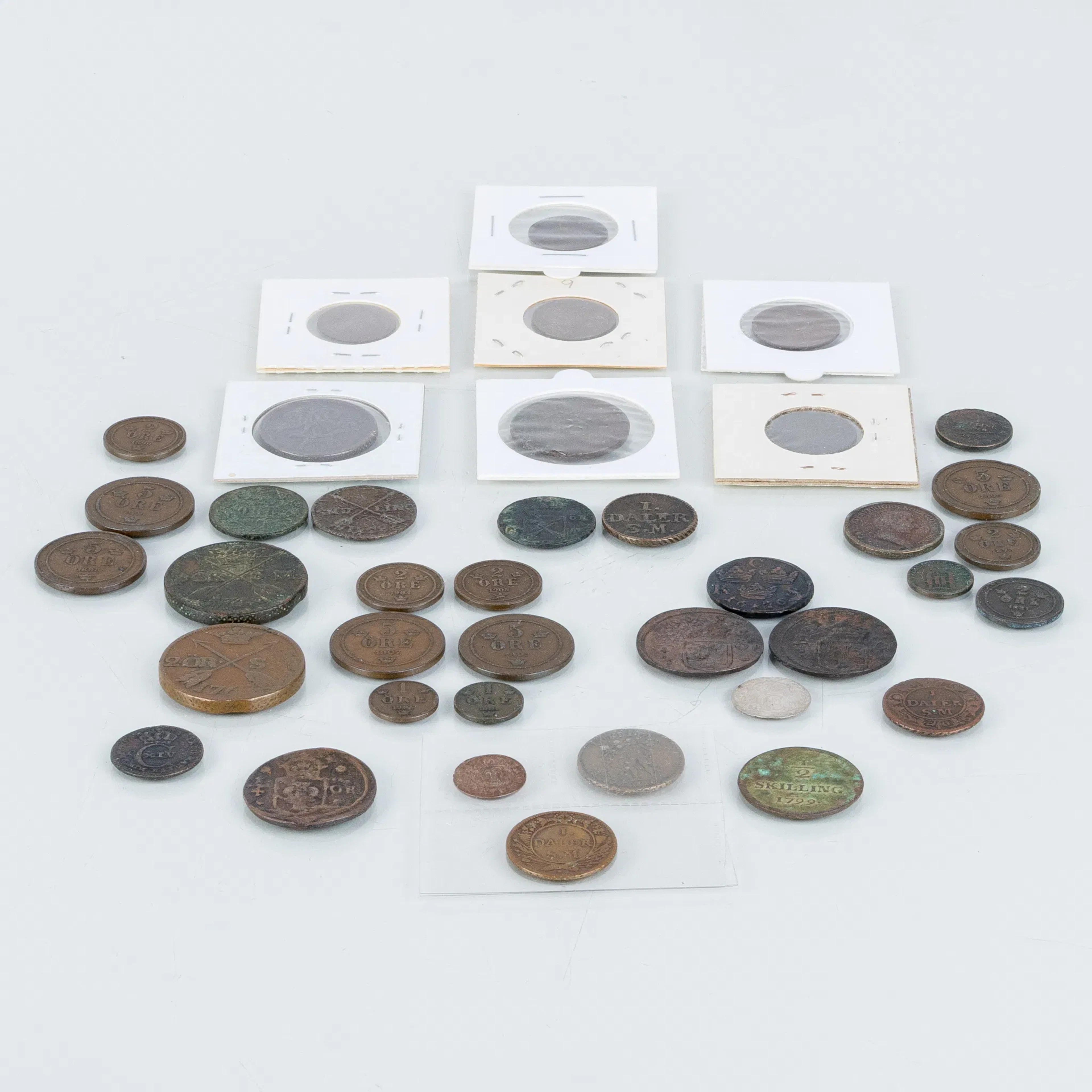 COLLECTION COINS, 39 pieces, 1600s/1700s/1800s/1900s