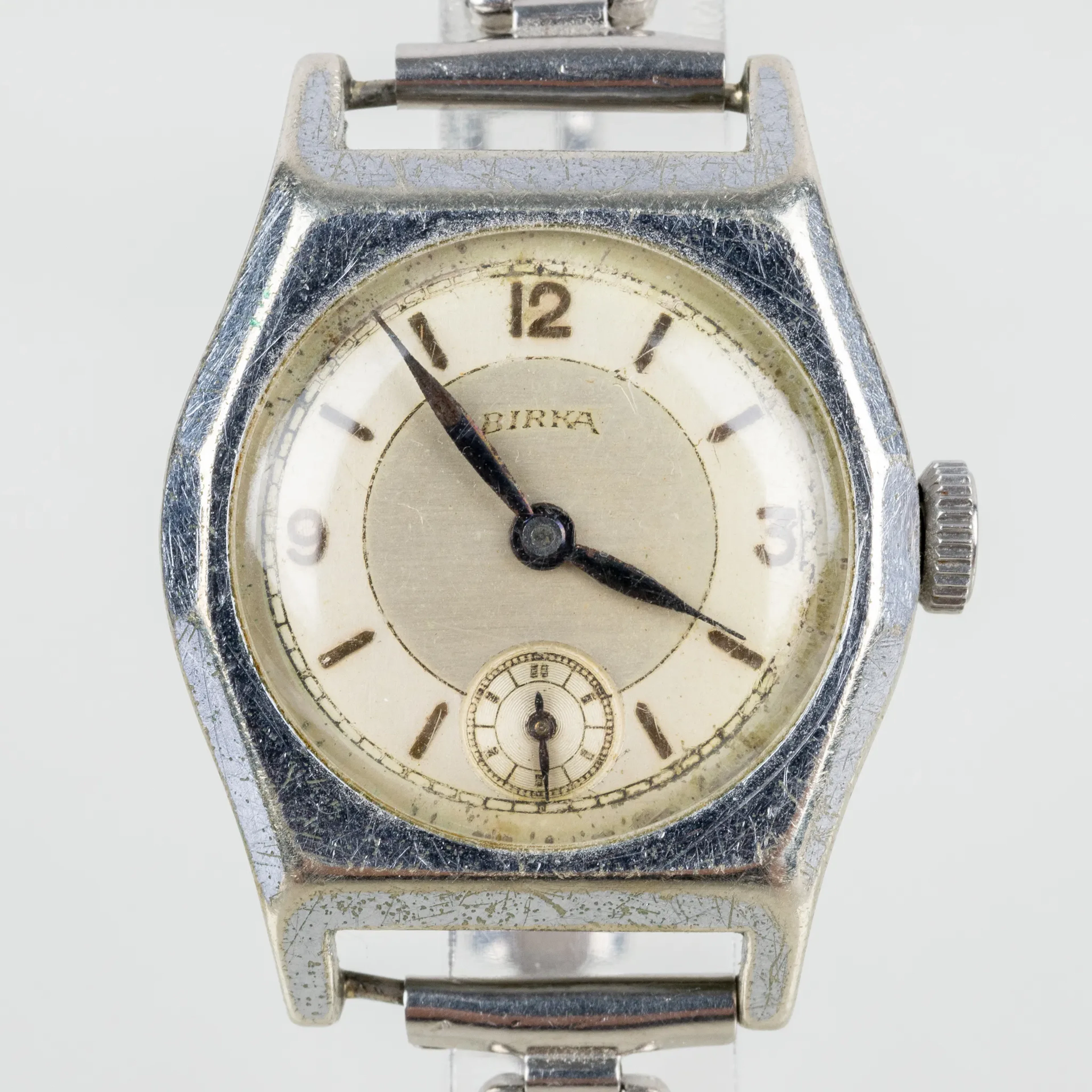 WOMEN'S WRISTWATCH, Birka, steel, mid-1900s