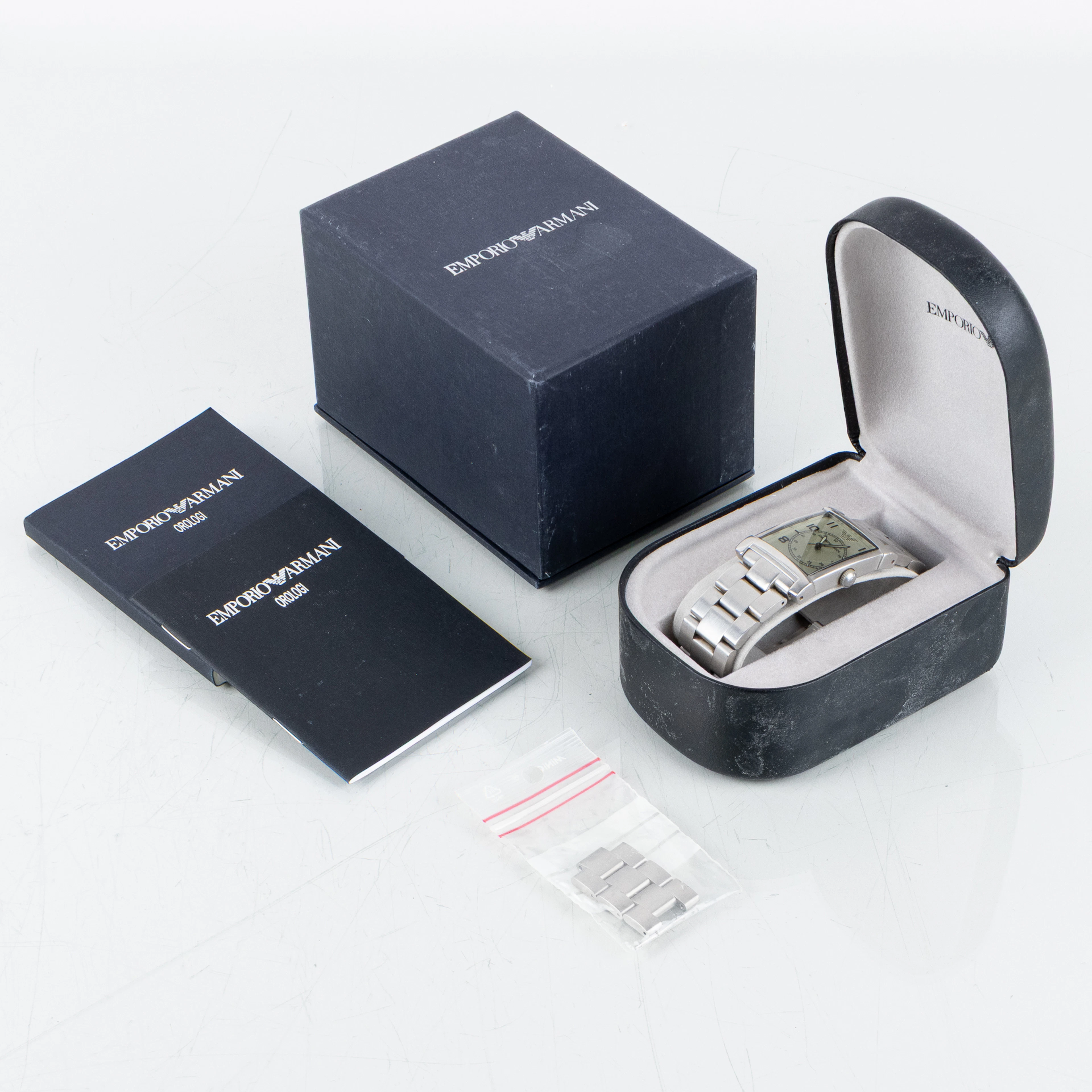 RELOJ DE PULSERA DE HOMBRE, Emporio Armani, acero, años 2000