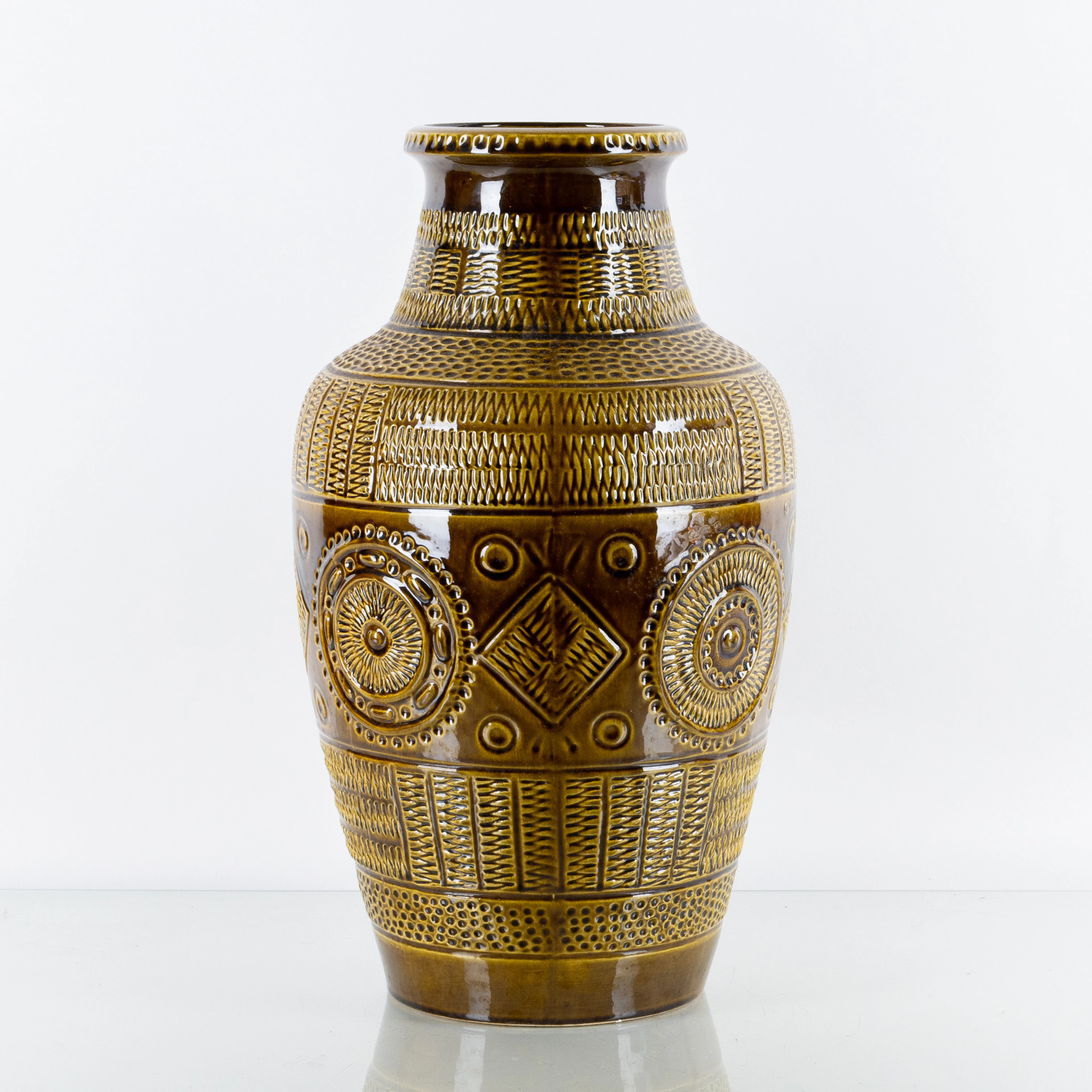 VASE, céramique, BAY, Allemagne, seconde moitié du 20e siècle