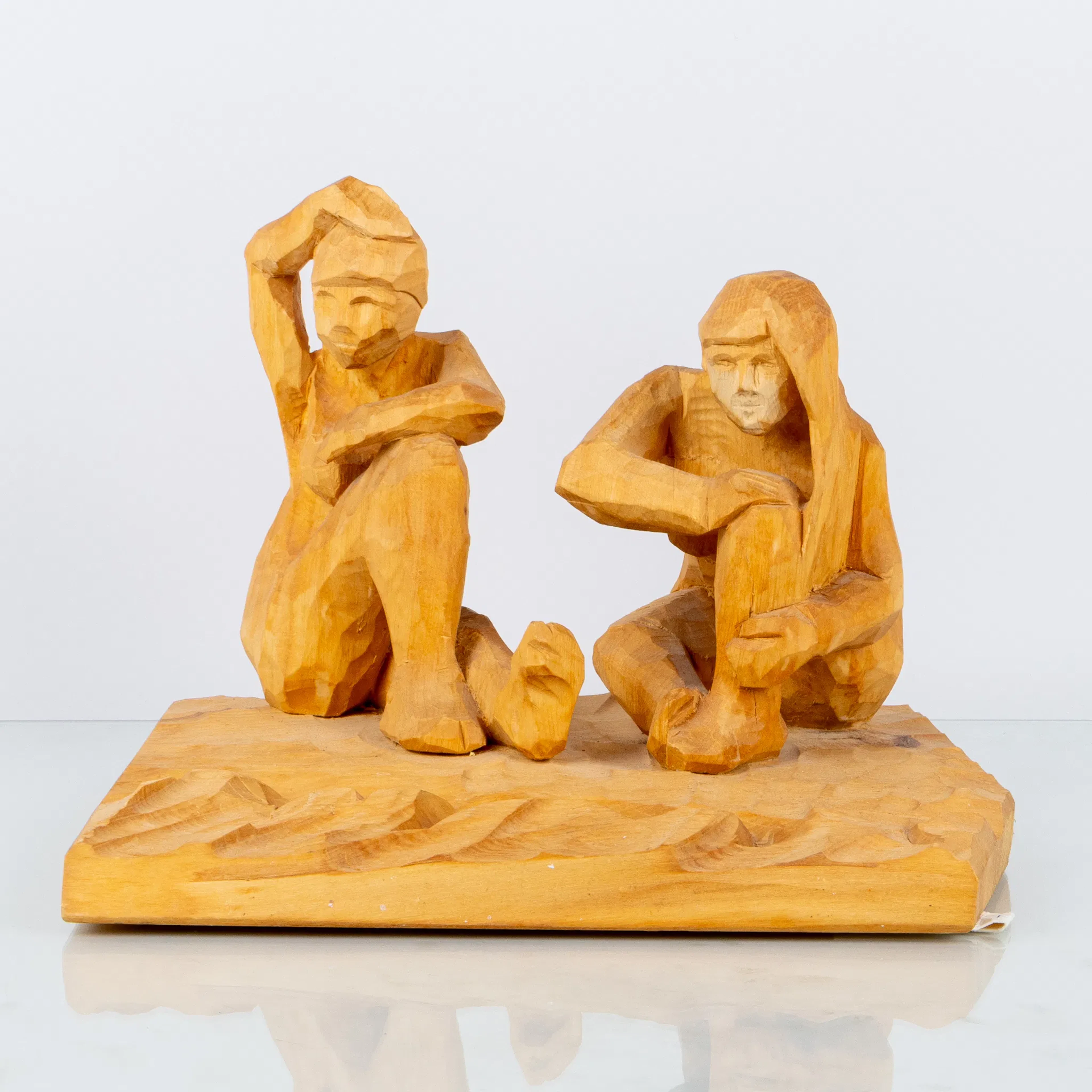 VILHELM BJÖRNMO (1920-2016), scultura, "Dopo il bagno", firmata e datata 1981
