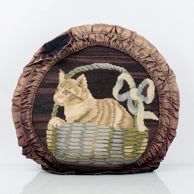 COUSSIN, soie, années 1800