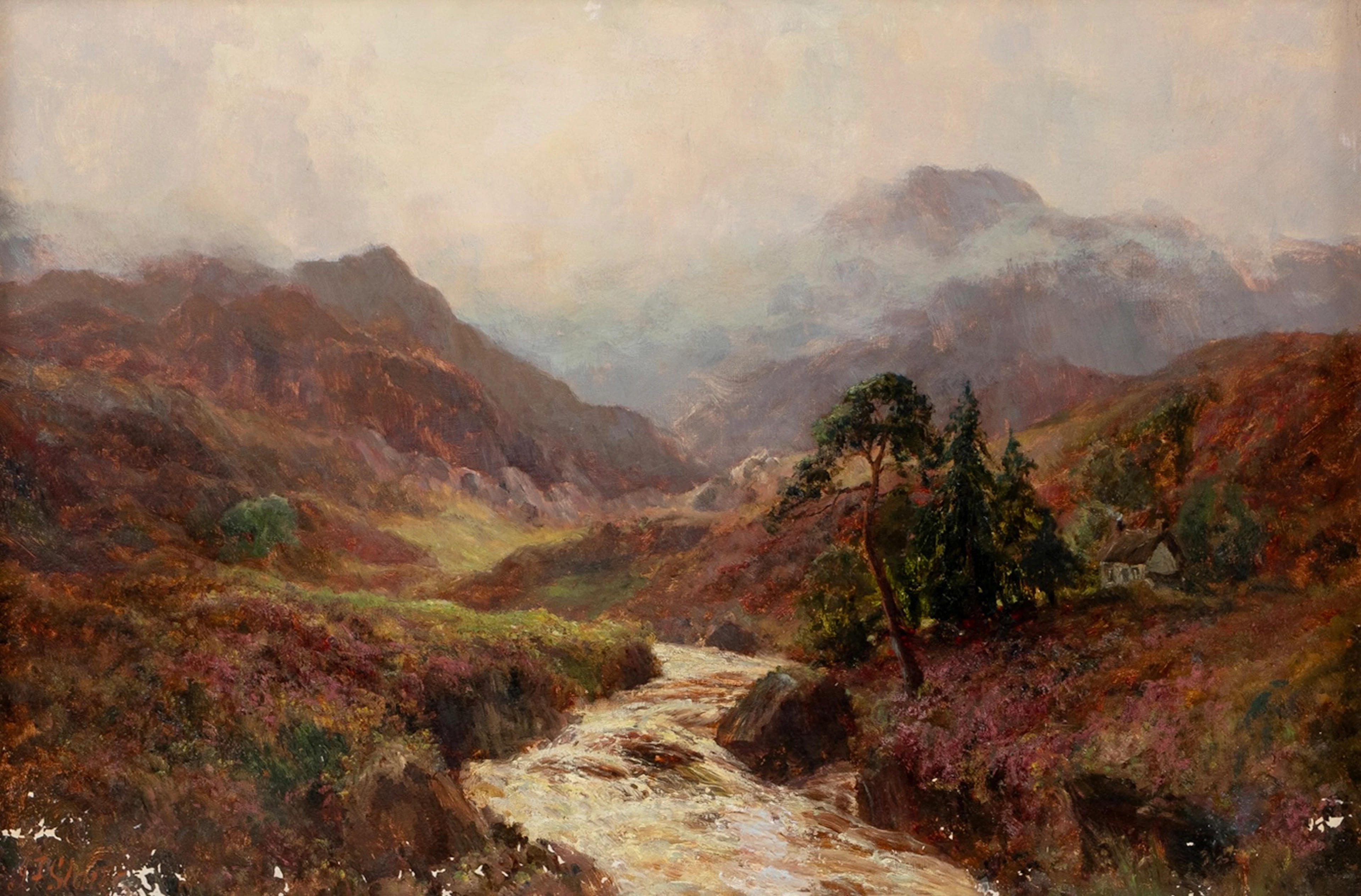 JOHN FALCONAR SLATER (Great Britain, 1857-1937), oil on canvas, signed