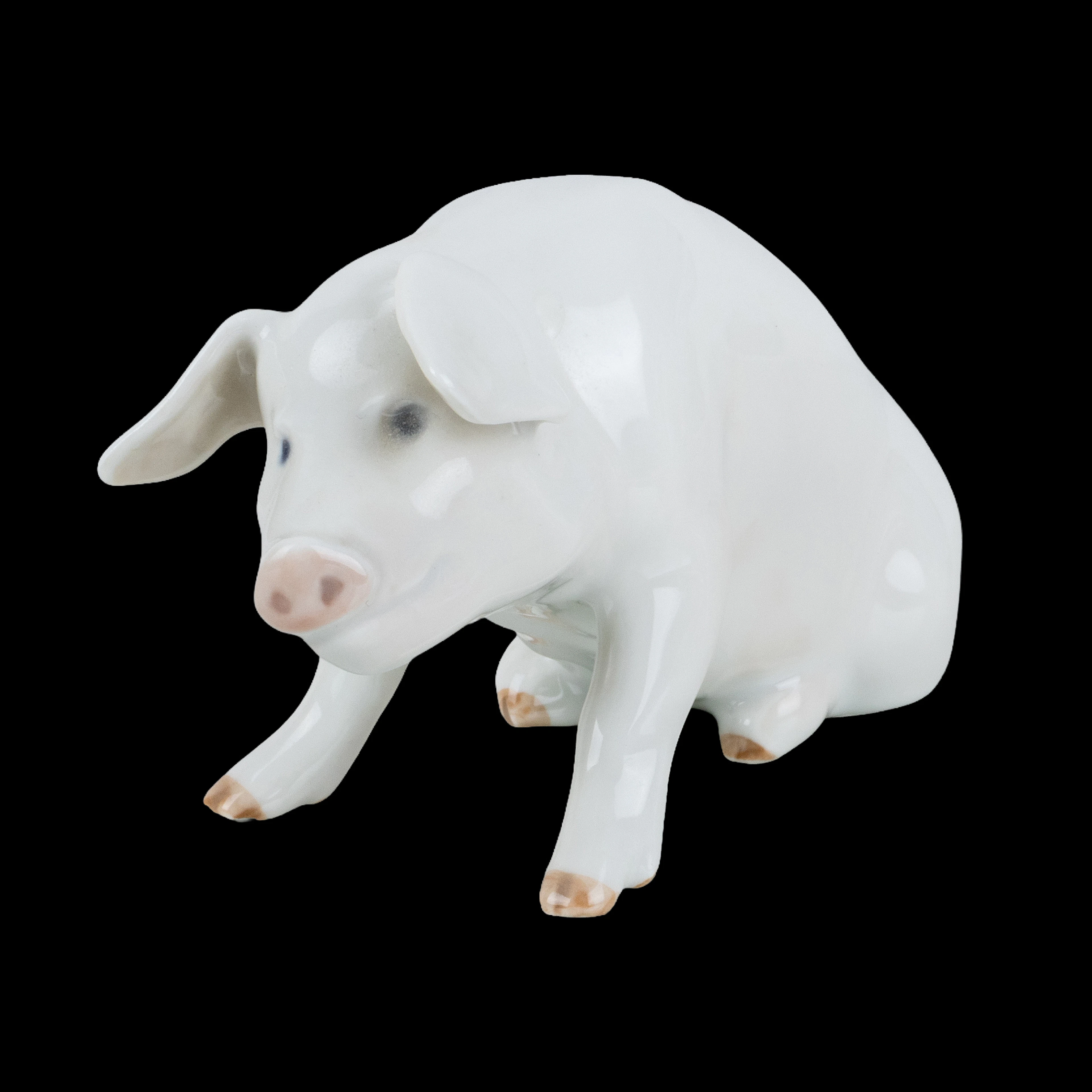 FIGURIN, Porzellan, Schwein, Royal Copenhagen