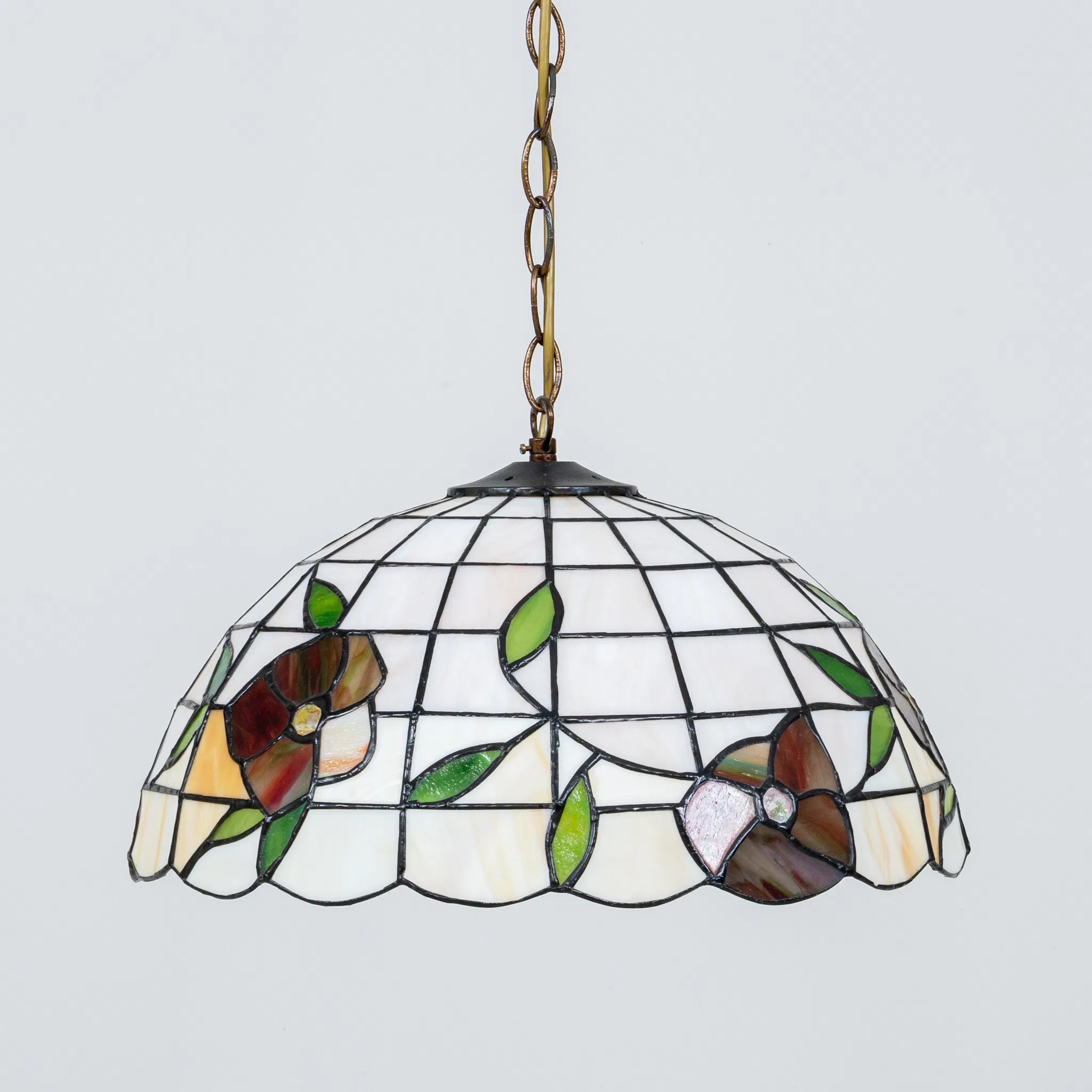 CEILING LAMP, Tiffany style, the second half of the 20th century