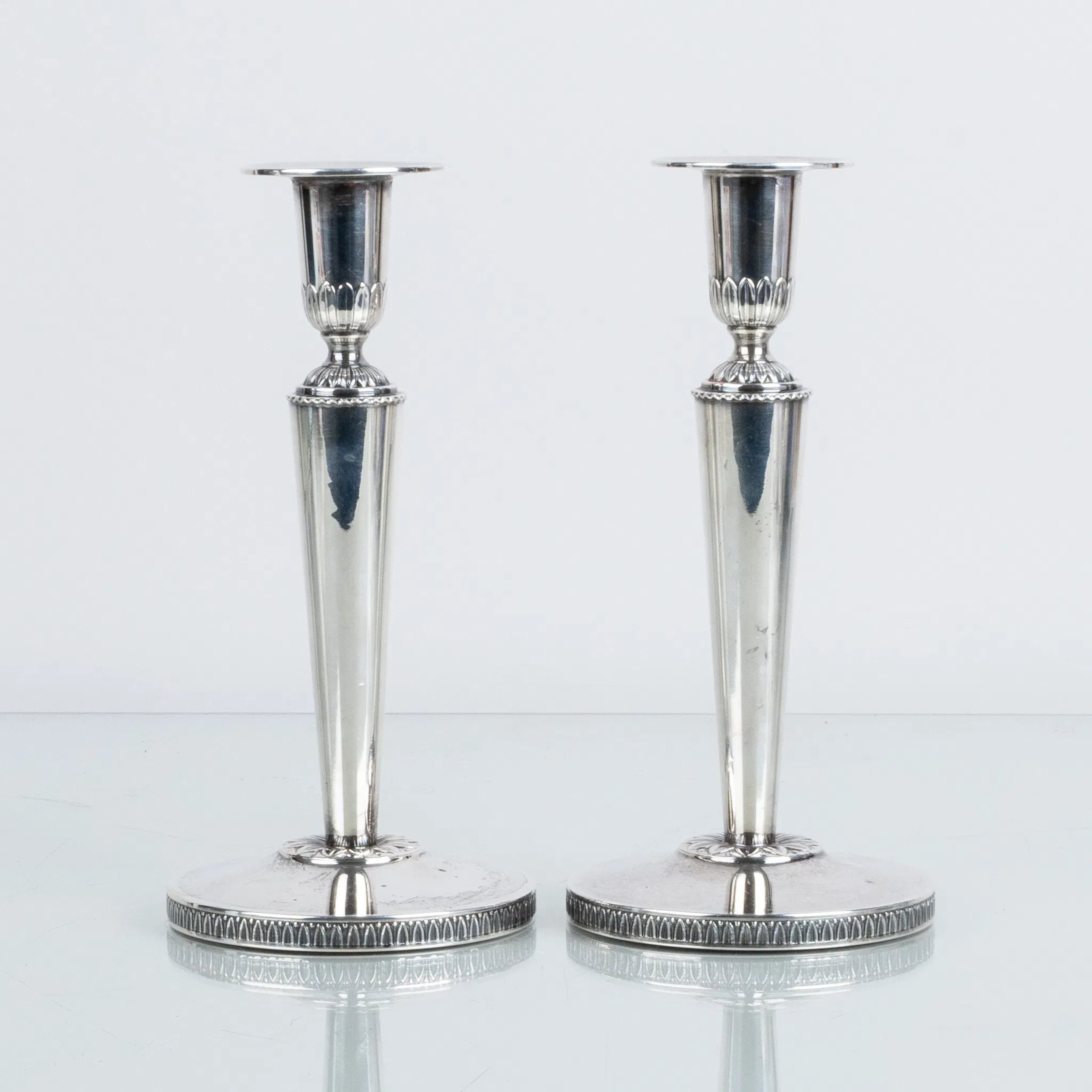 CALBROS, 1 par, plata, Gotemburgo 1962