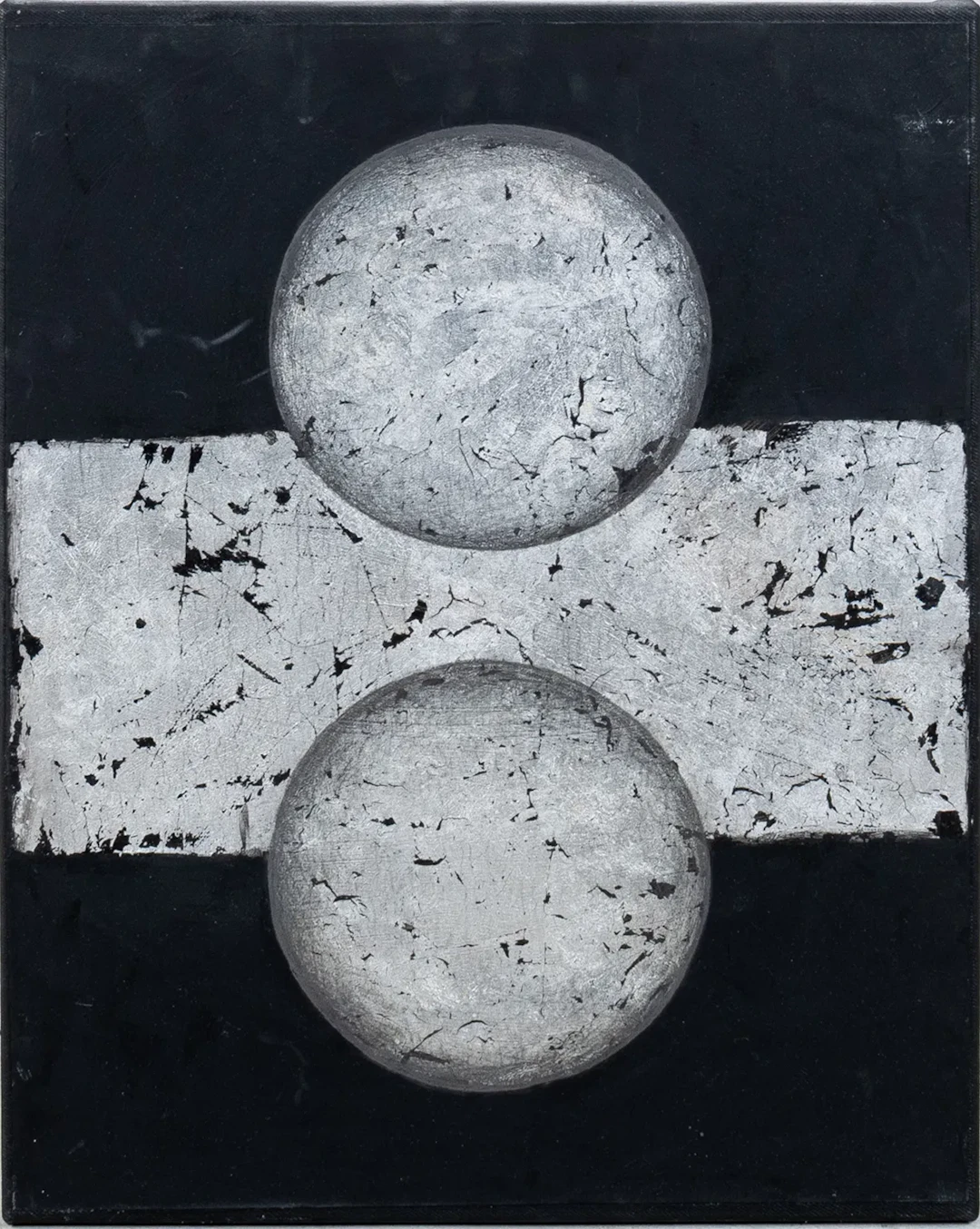 ELISABETH MORITZ (nacida en 1956), técnica mixta sobre lienzo, firmada