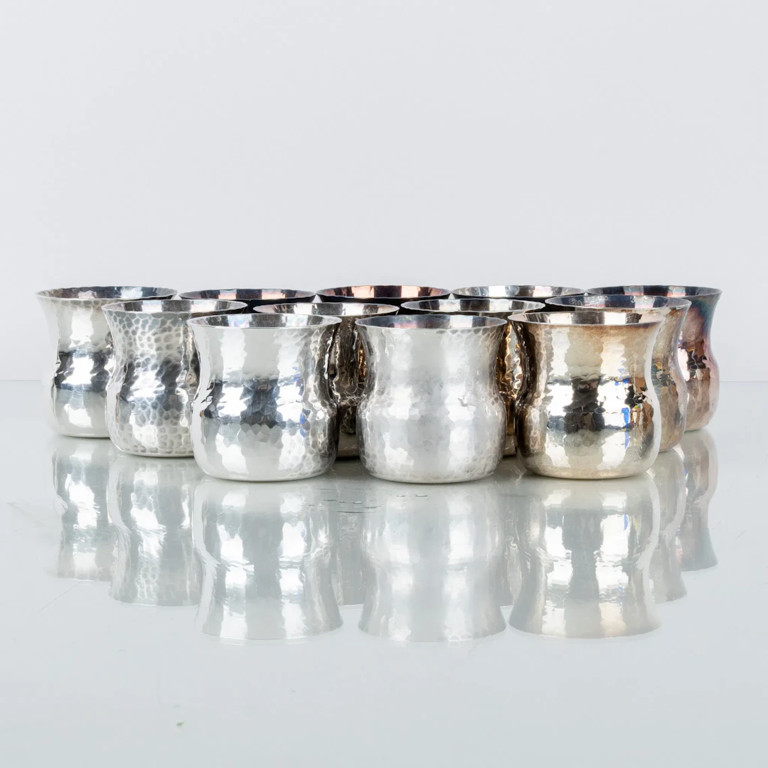 ERIC LÖFMAN, 12 copas de cena, plata, MGAB, entre otros, 1975