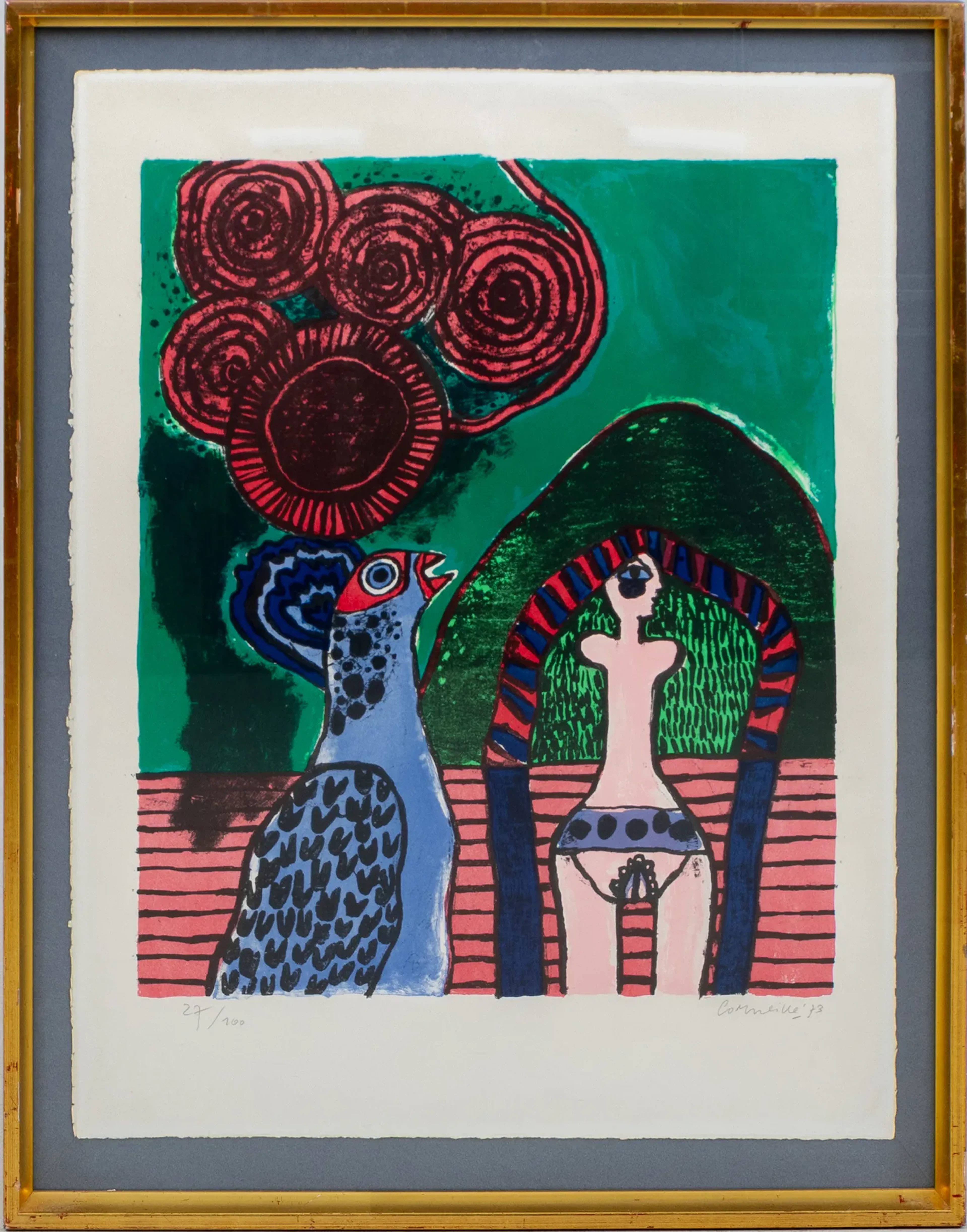 BEVERLOO CORNEILLE (Nederländerna, 1922-2010), färglitografi, signerad