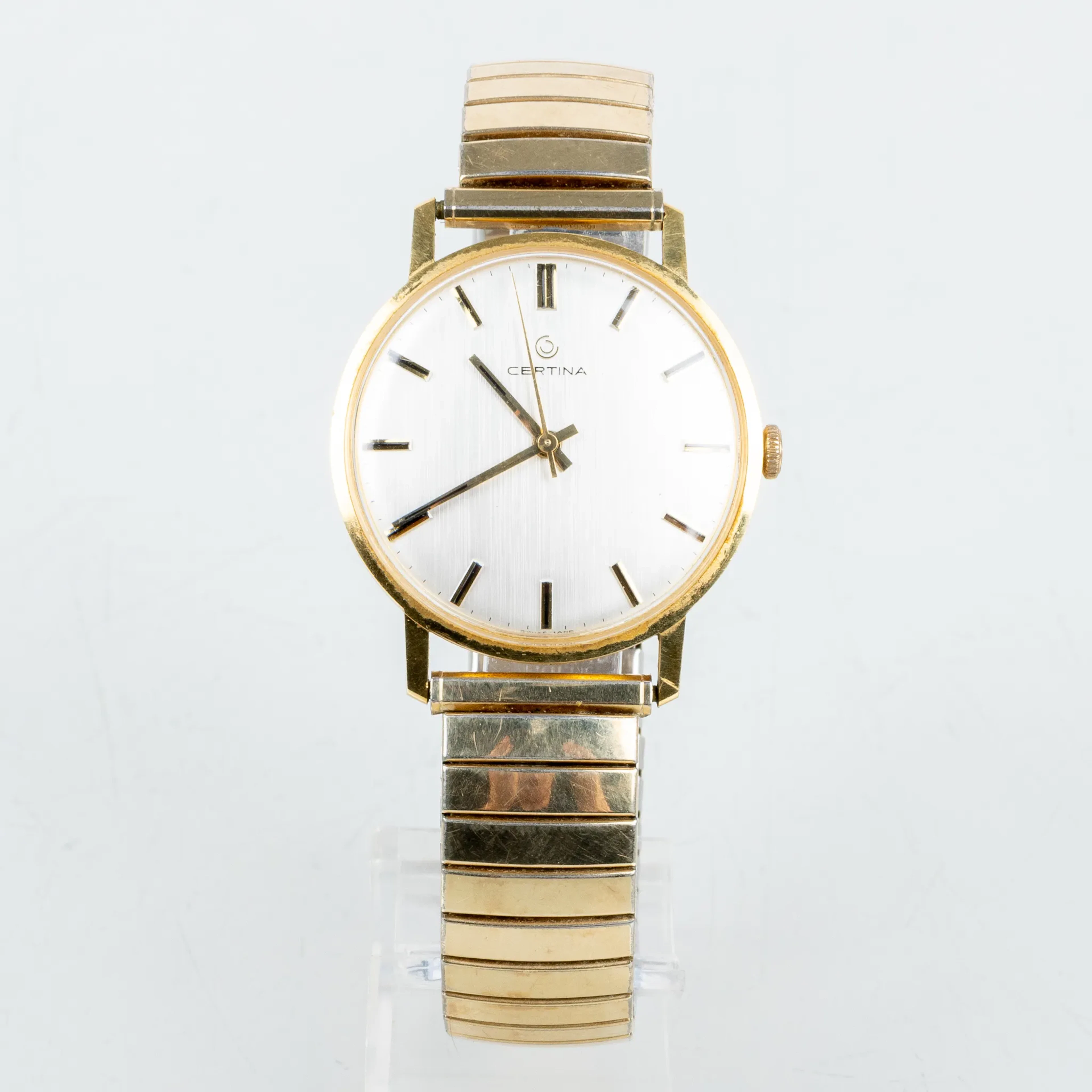 CERTINA, reloj de pulsera masculino, oro de 18 quilates, segunda mitad de los 190