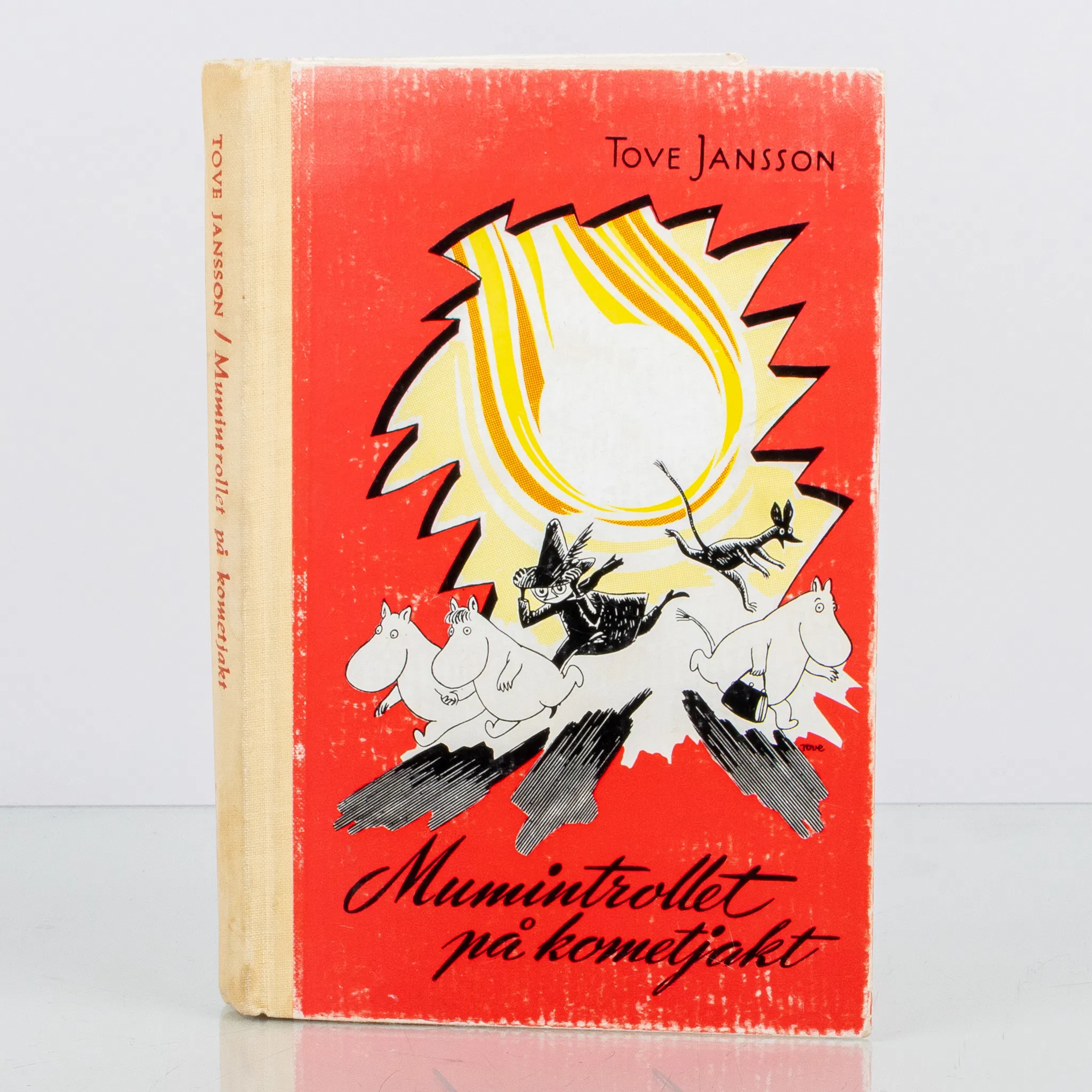 TOVE JANSSON, libro, "Moomintroll su una caccia alla cometa", Sörlins Förlag, Norrköping