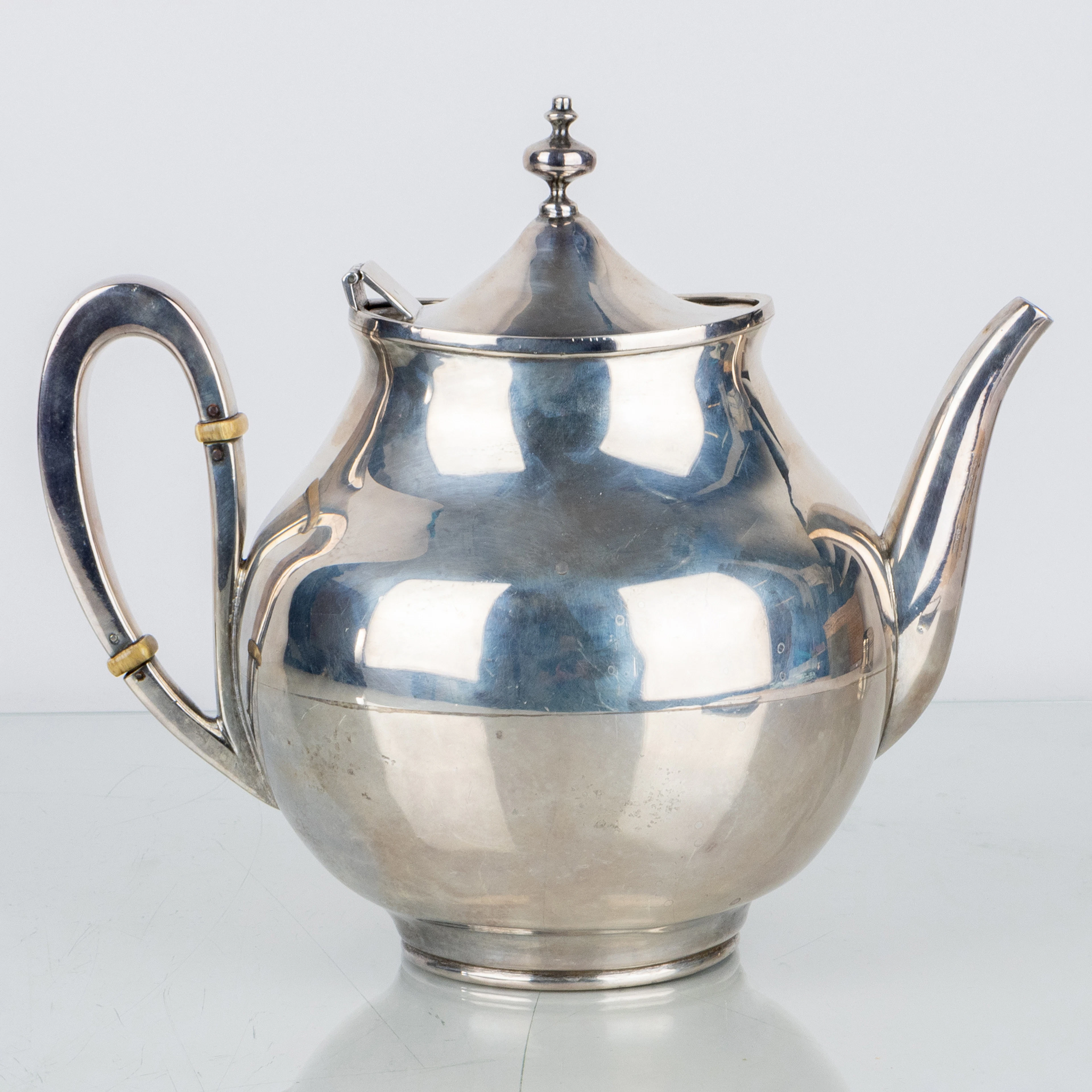 TEAPOT, plata de ley, Merj, México, años 60