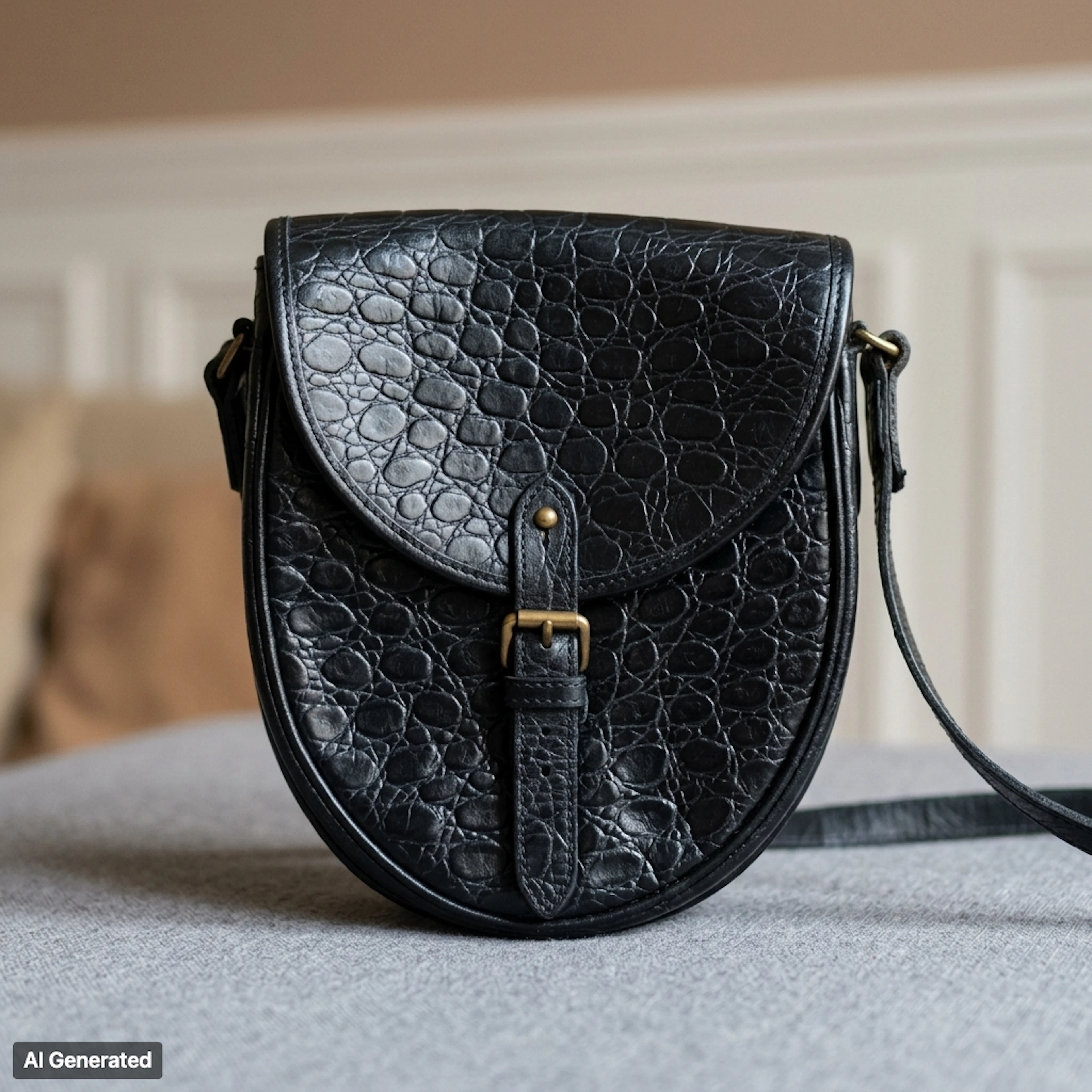 MULBERRY, bolso de hombro, cuero negro