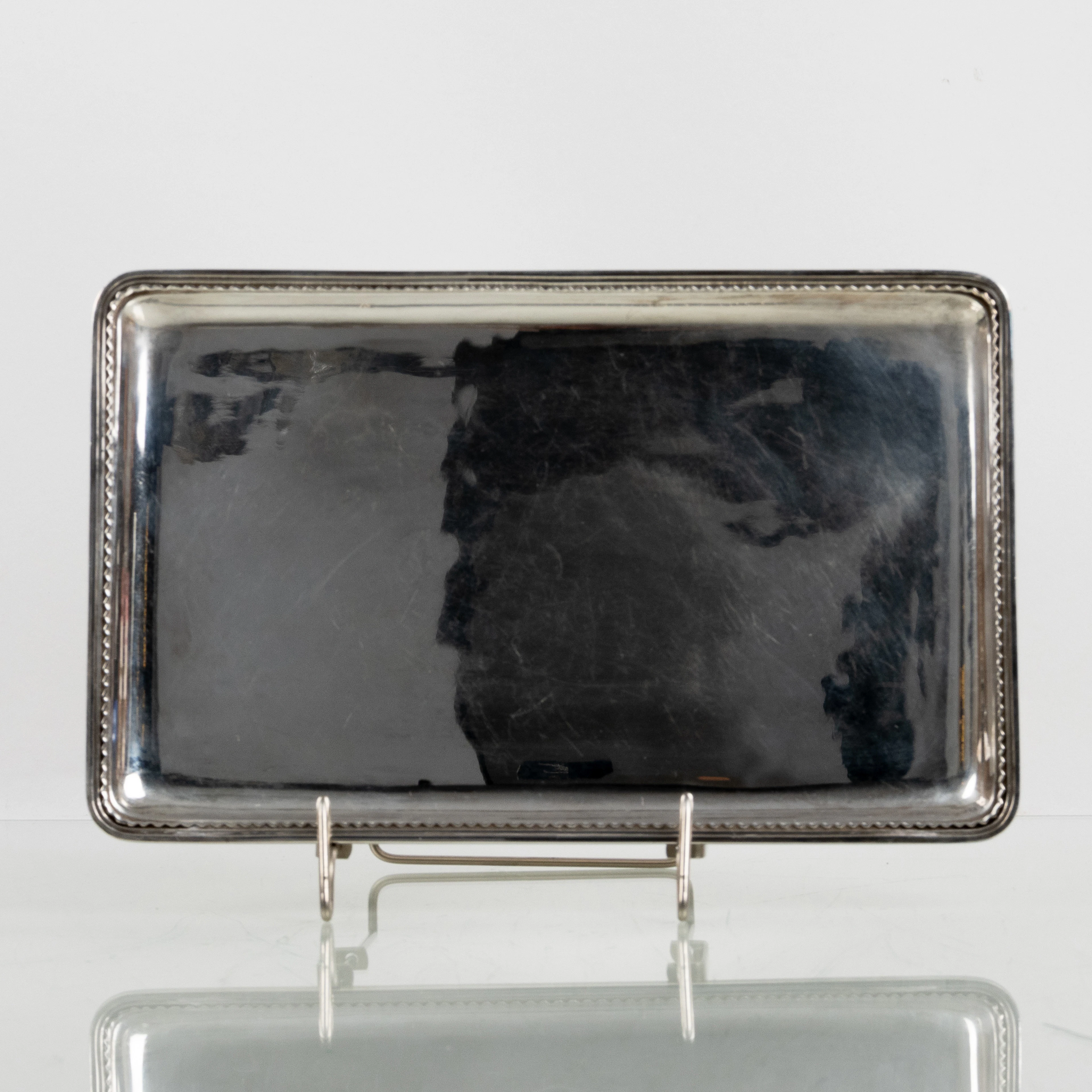 VASSOIO, argento, KA Stockholm, 1947, peso circa 400 g