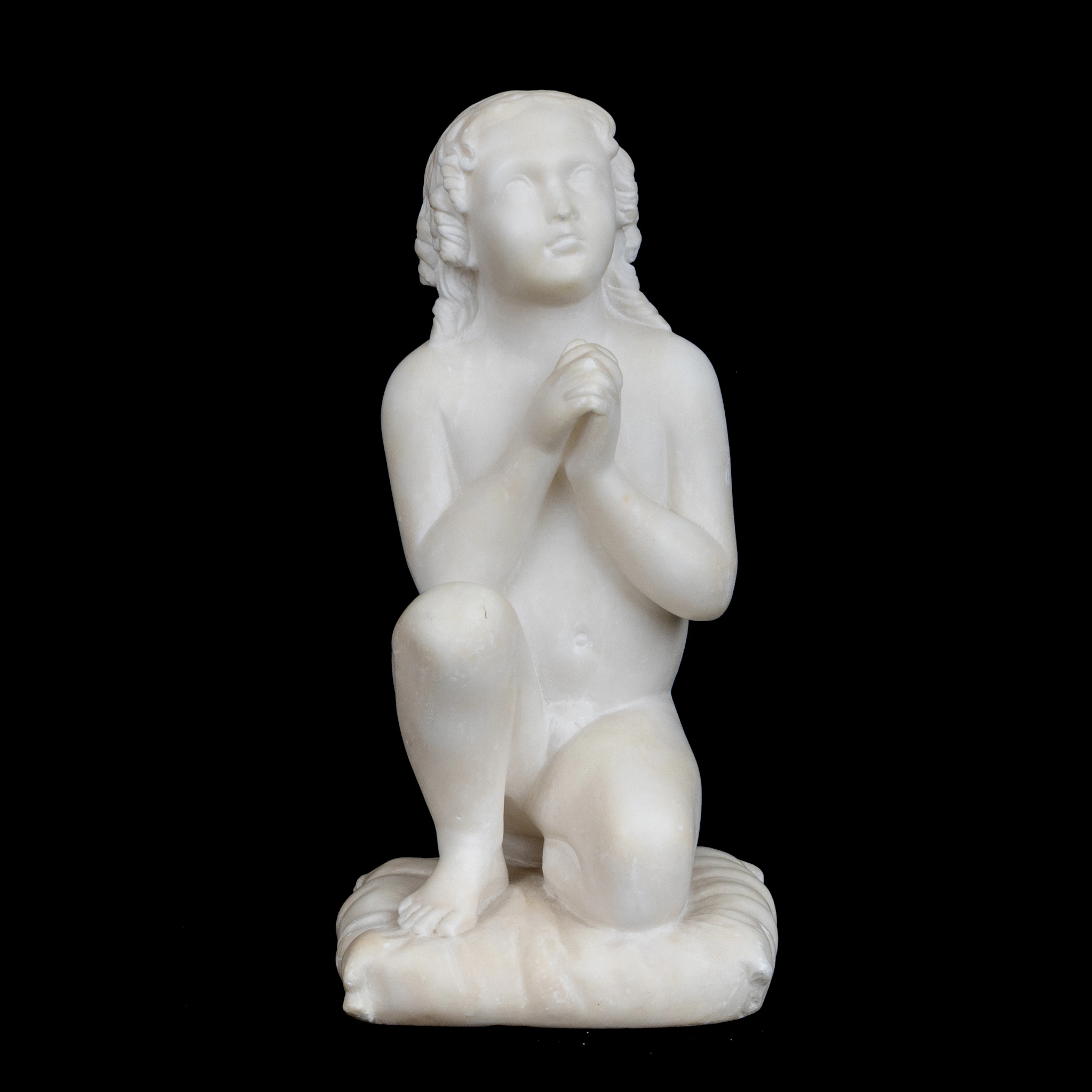 LUIGI PAMPLONA, escultura de alabastro, siglos XIX/XX