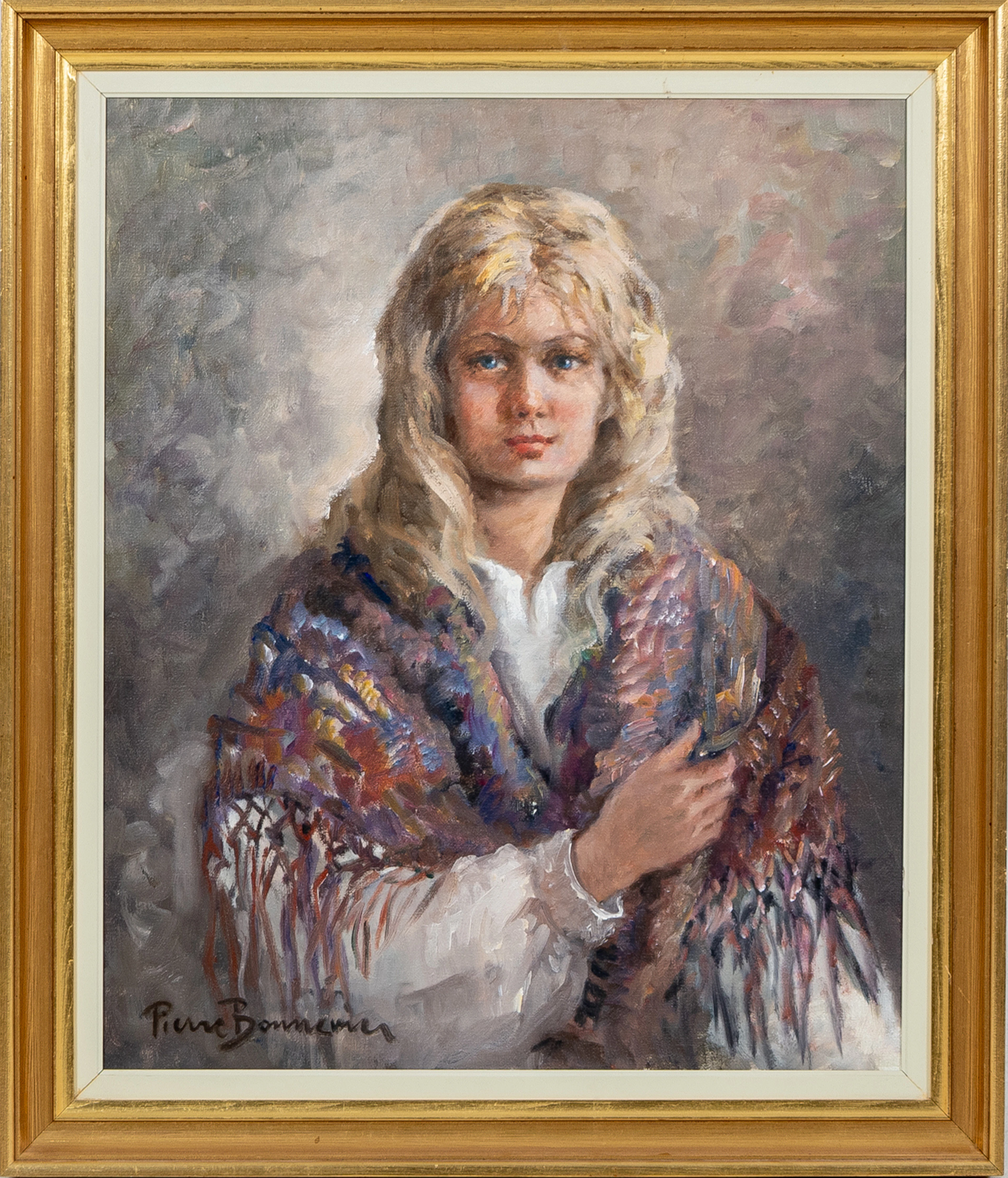 PIERRE BONNEVIER (nacido ?), óleo sobre lienzo, firmado