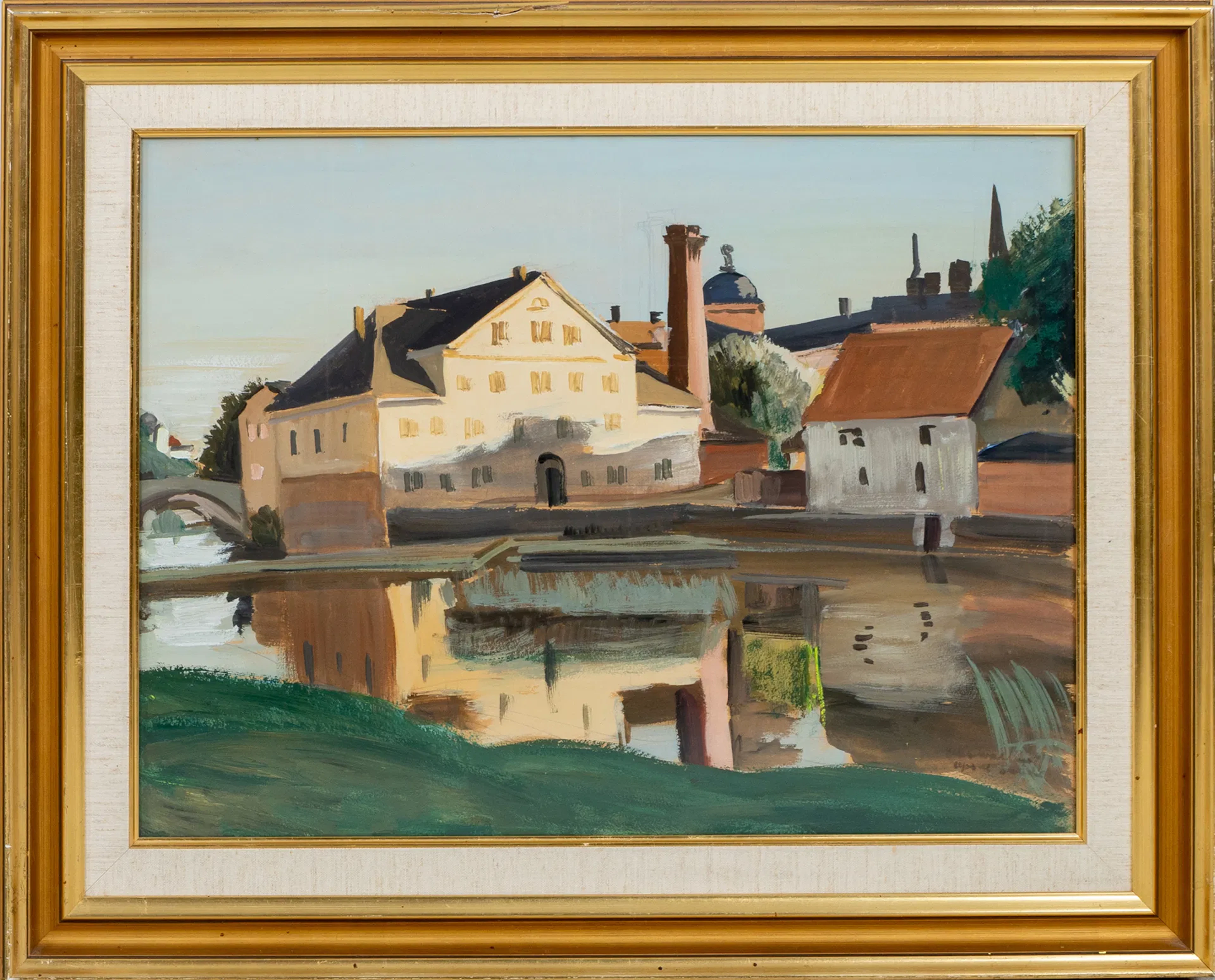 ELLIS WALLIN (1888–1972), a watercolour, signed