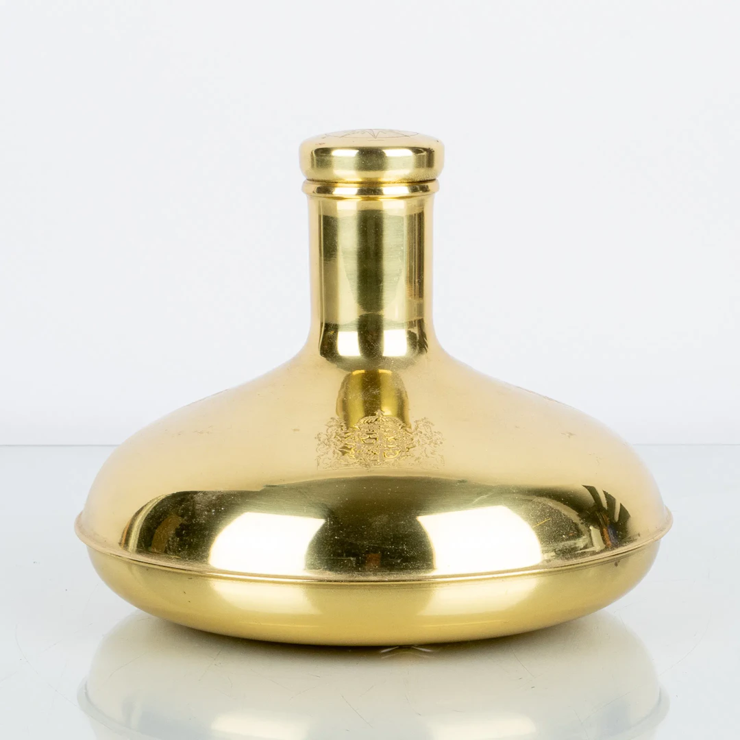 BOTTLE, latón, Fiskeby Bruk, segunda mitad del siglo XX