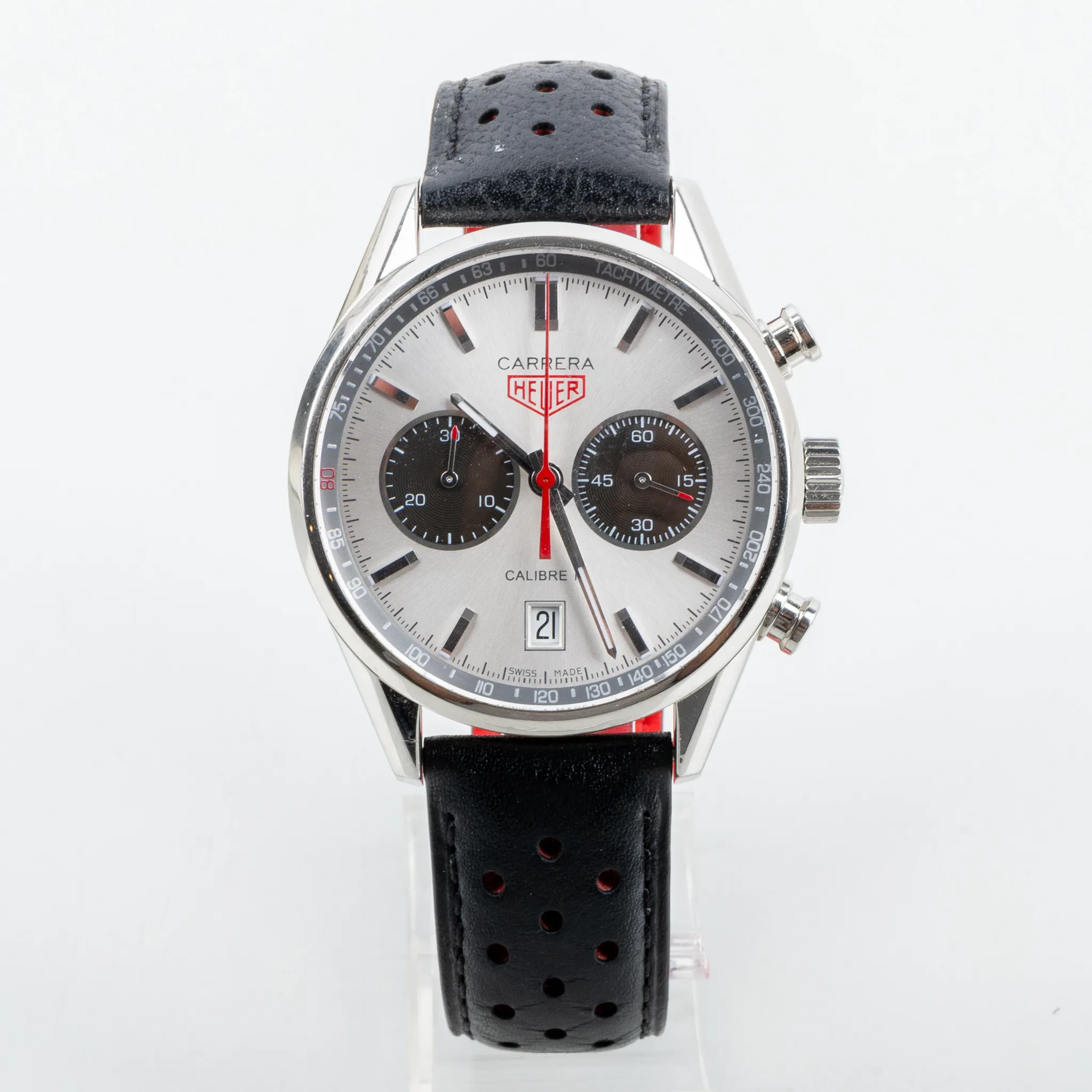 TAG HEUER, reloj de pulsera masculino, Carrera calibre 17, acero, 2012