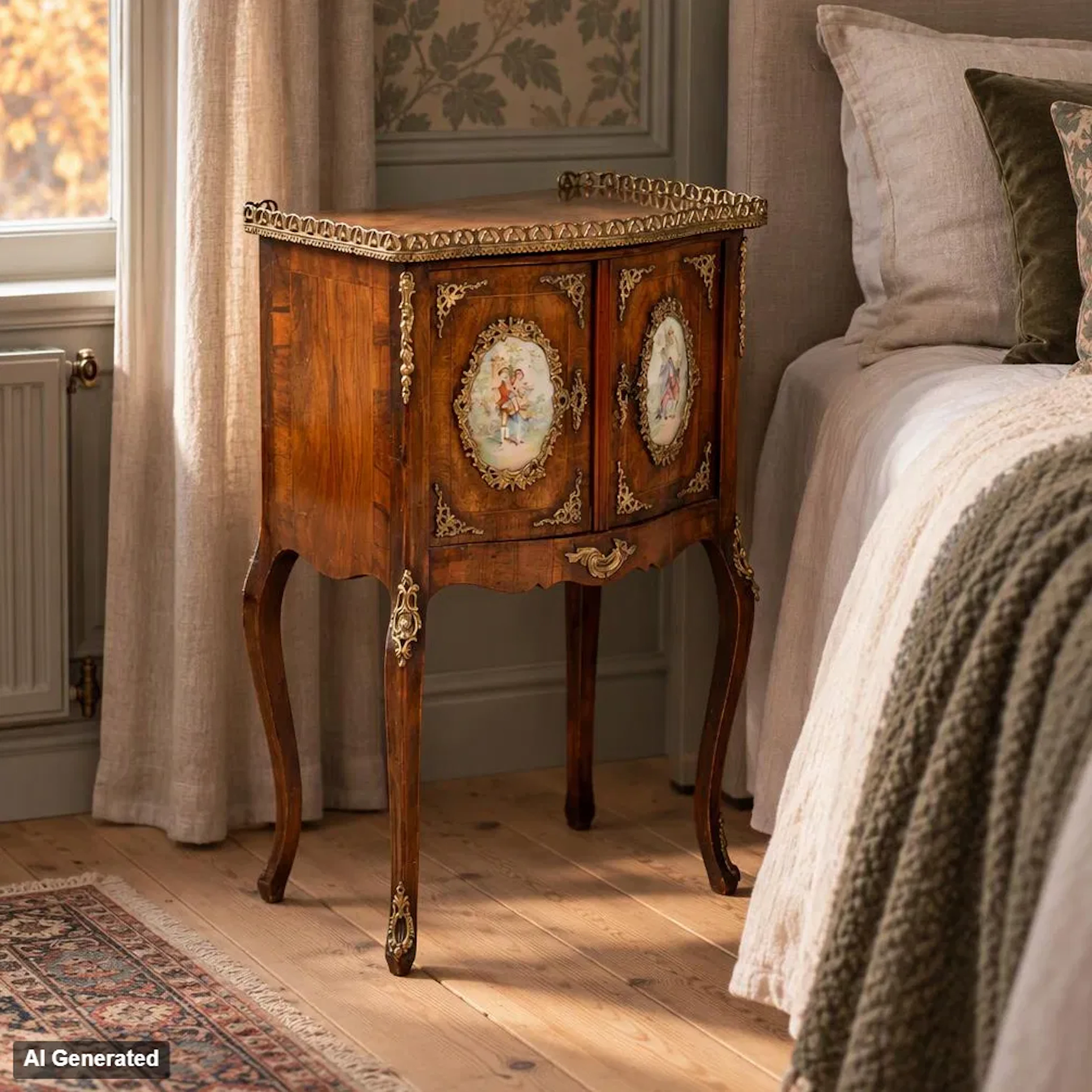 POT CABINET, Rococo style, the second half of the 1800s