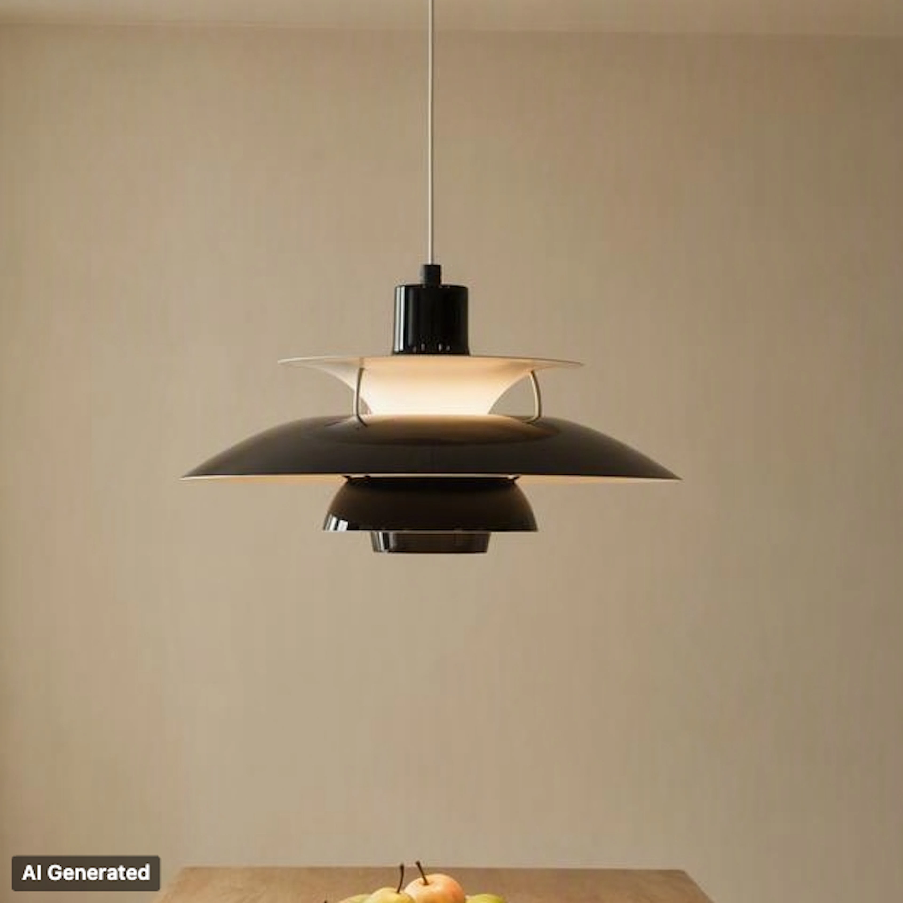 POUL HENNINGSEN, una lampada a soffitto "PH 5", Louis Poulsen