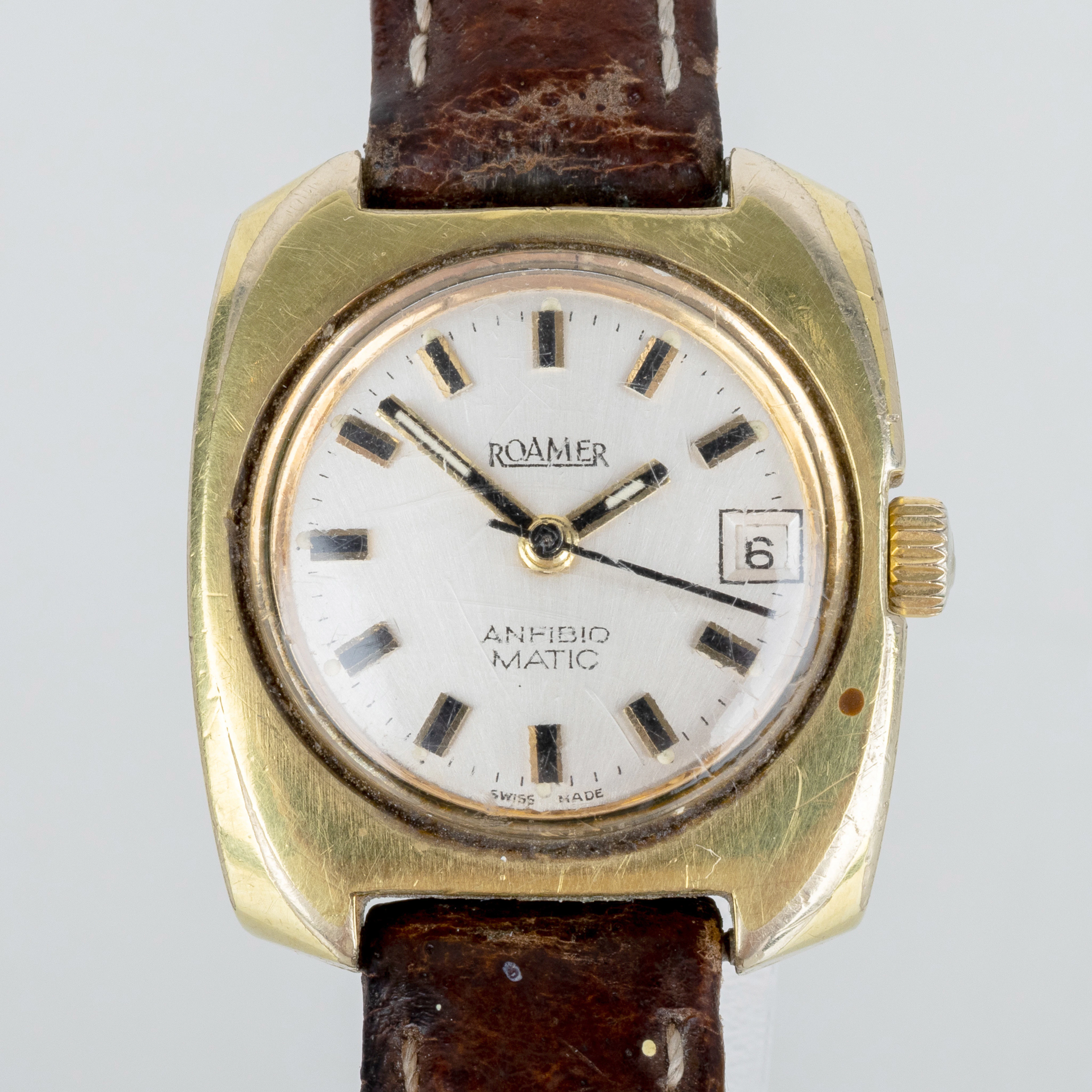 RELOJ DE PULSERA DE MUJER, Roamer Anfibio Matic, movimiento automático, años 1900