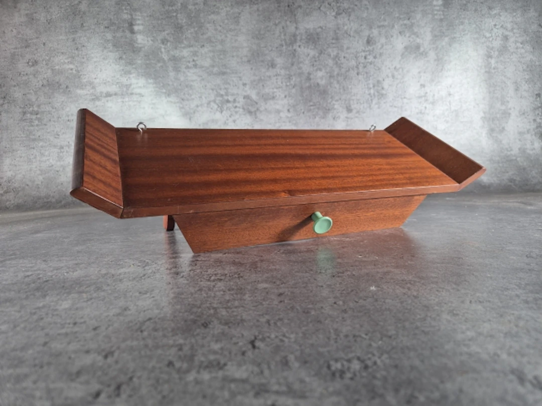 Telefonhylla. Teak.