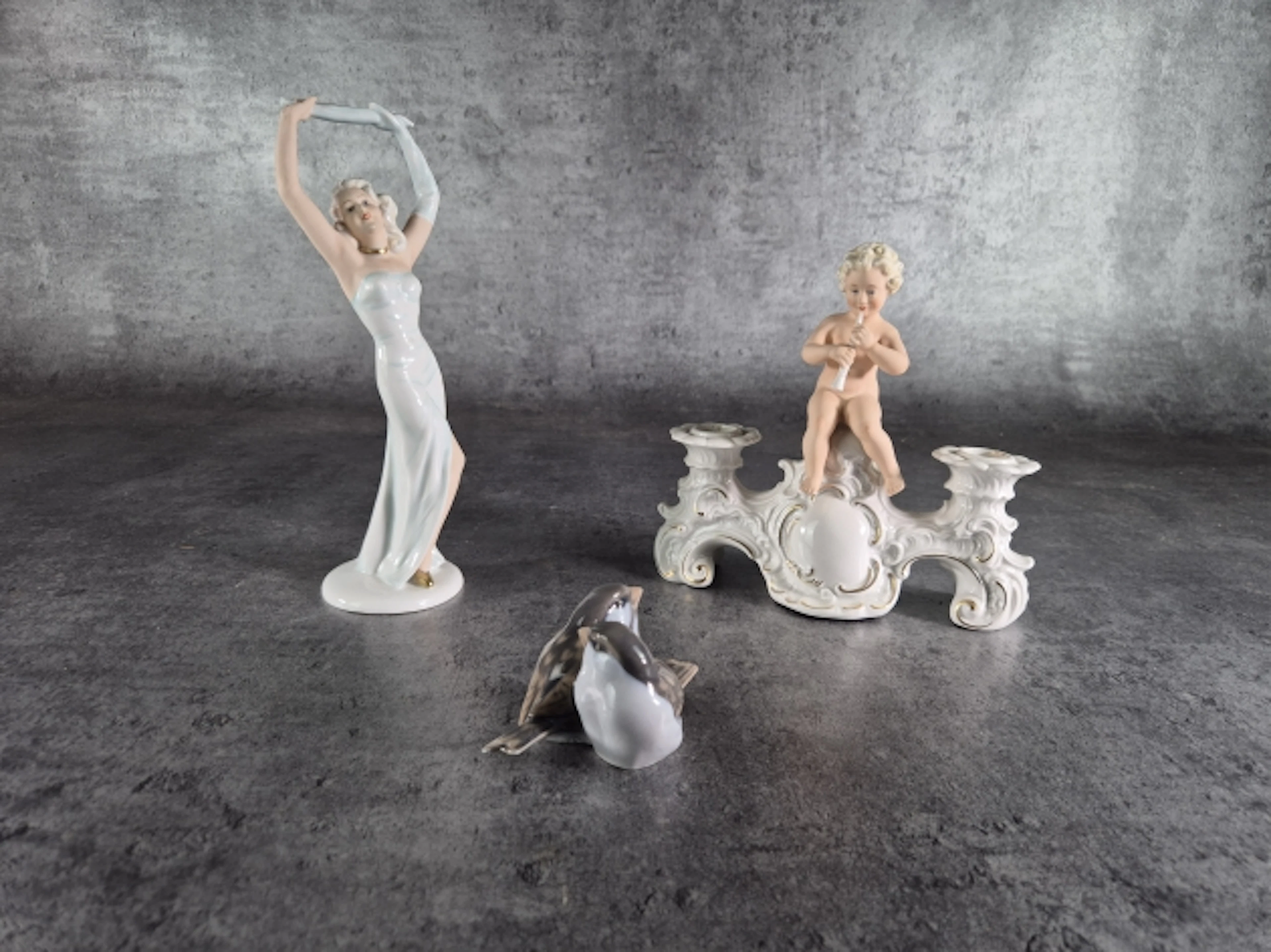 Figuriner. Bl.a. Royal Copenhagen, Danmark.