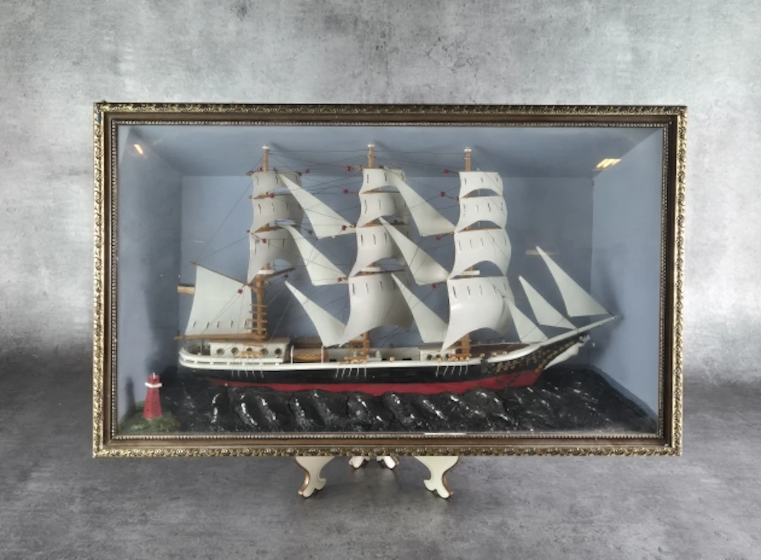 Diorama, skepp.