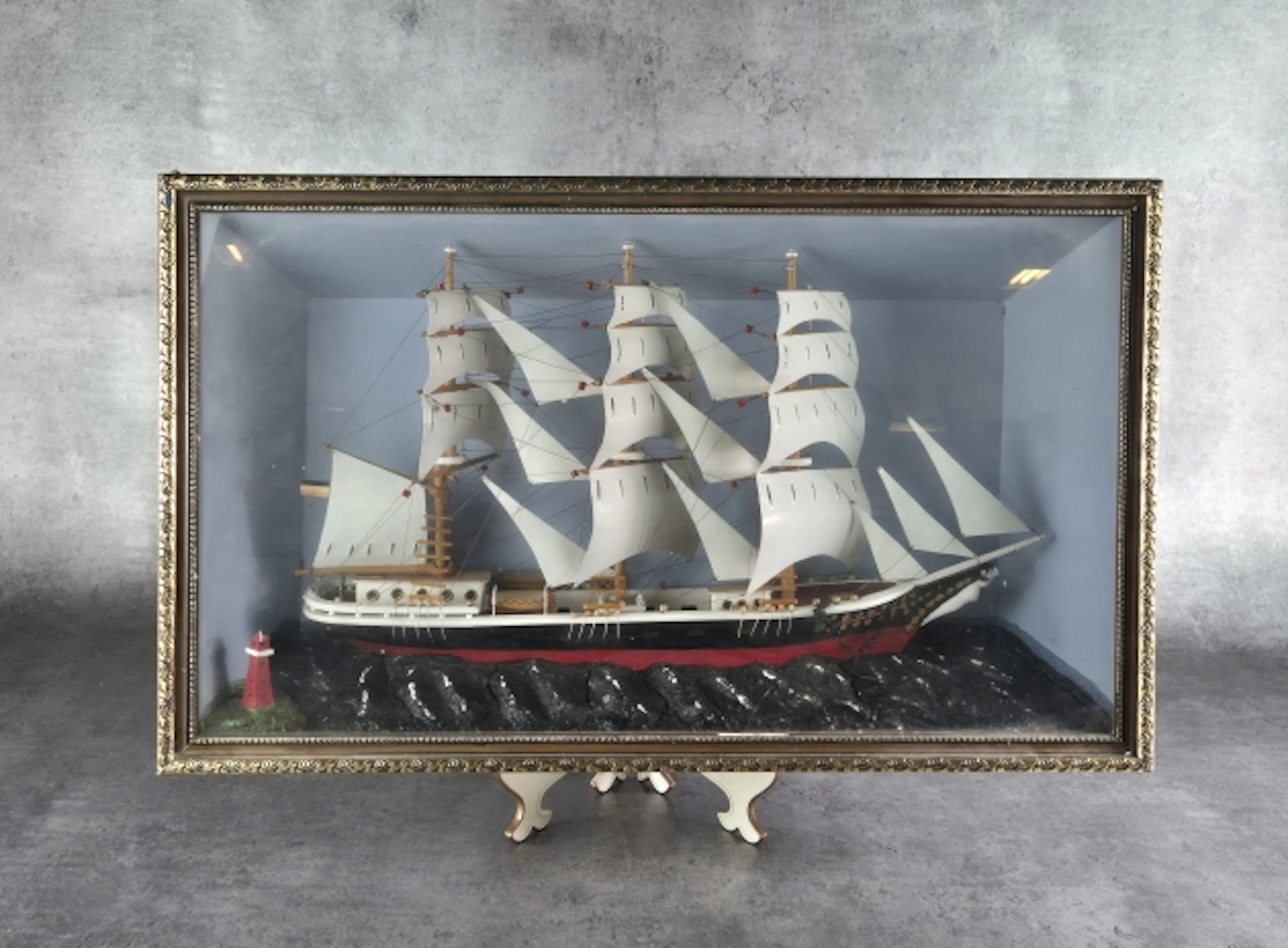 Diorama, skepp.