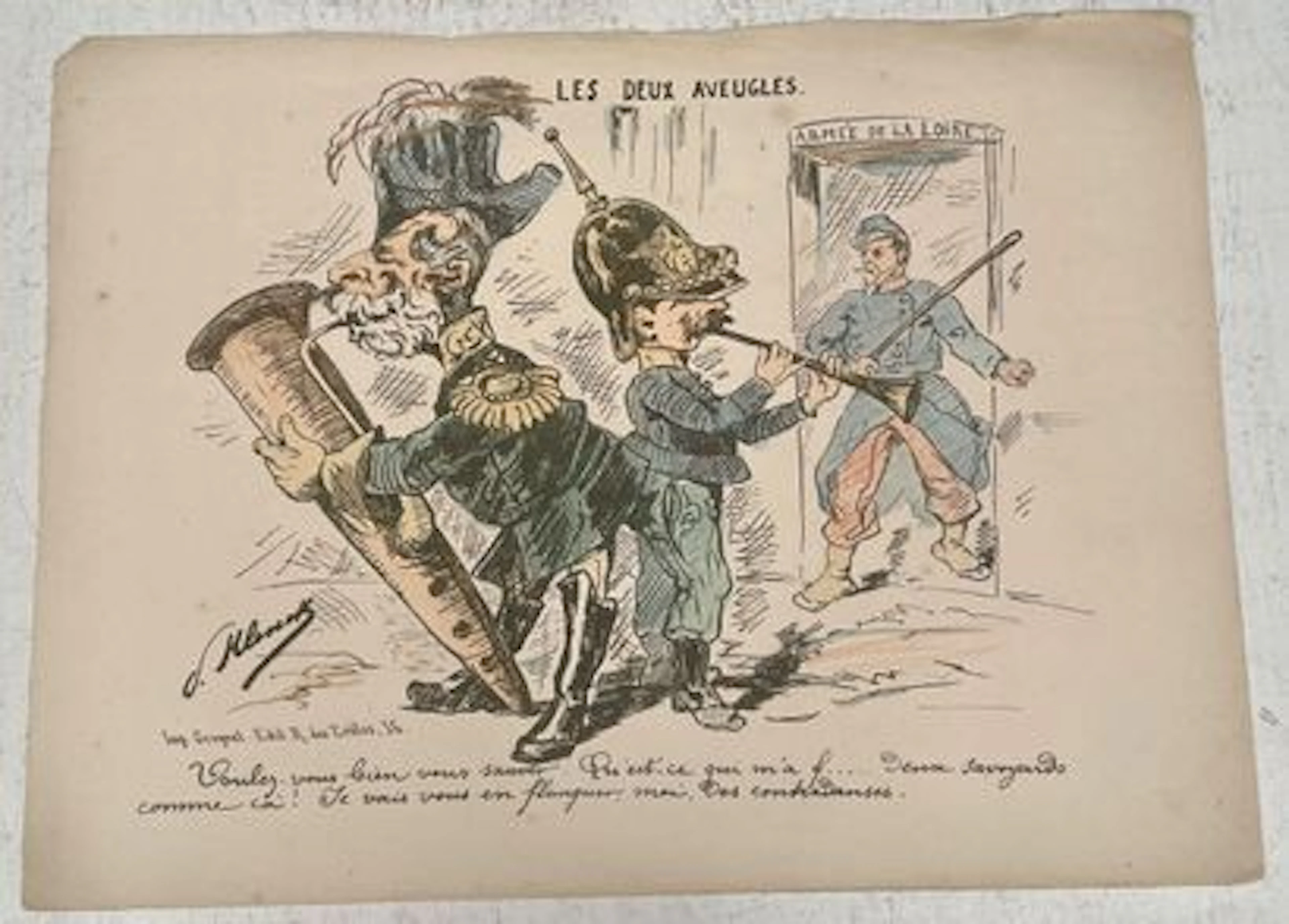 LES DEUX AVEUGLES - Lot 223