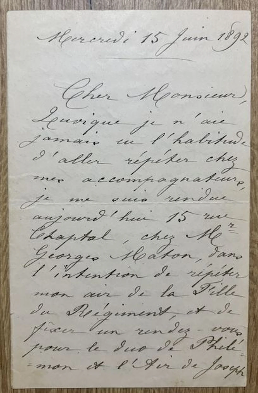 DELAQUERRIÈRE (Louise, née de Miramont-Tréogate) (1845–1911) - Lot 100