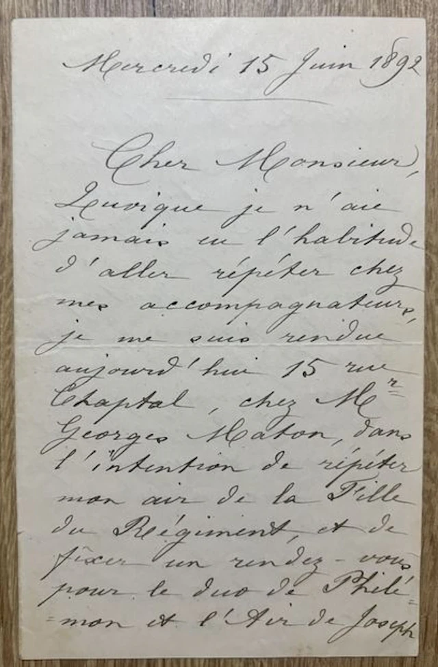 DELAQUERRIÈRE (Louise, née de Miramont-Tréogate) (1845–1911) - Lot 100