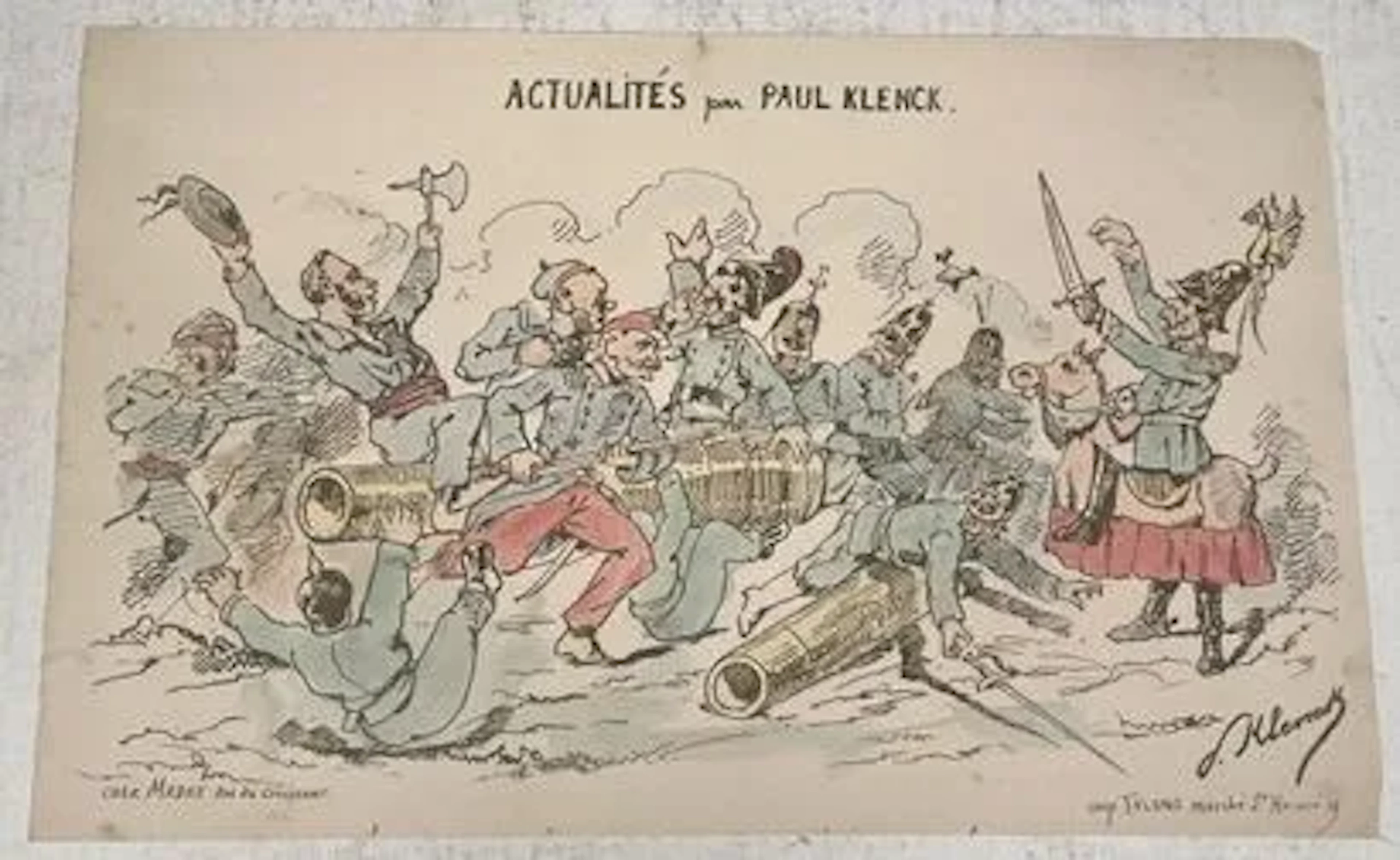 L'ARMÉE DE LA LOIRE MET LES PRUSSIENS EN DÉROUTE — ÉPREUVE C - Lot 163