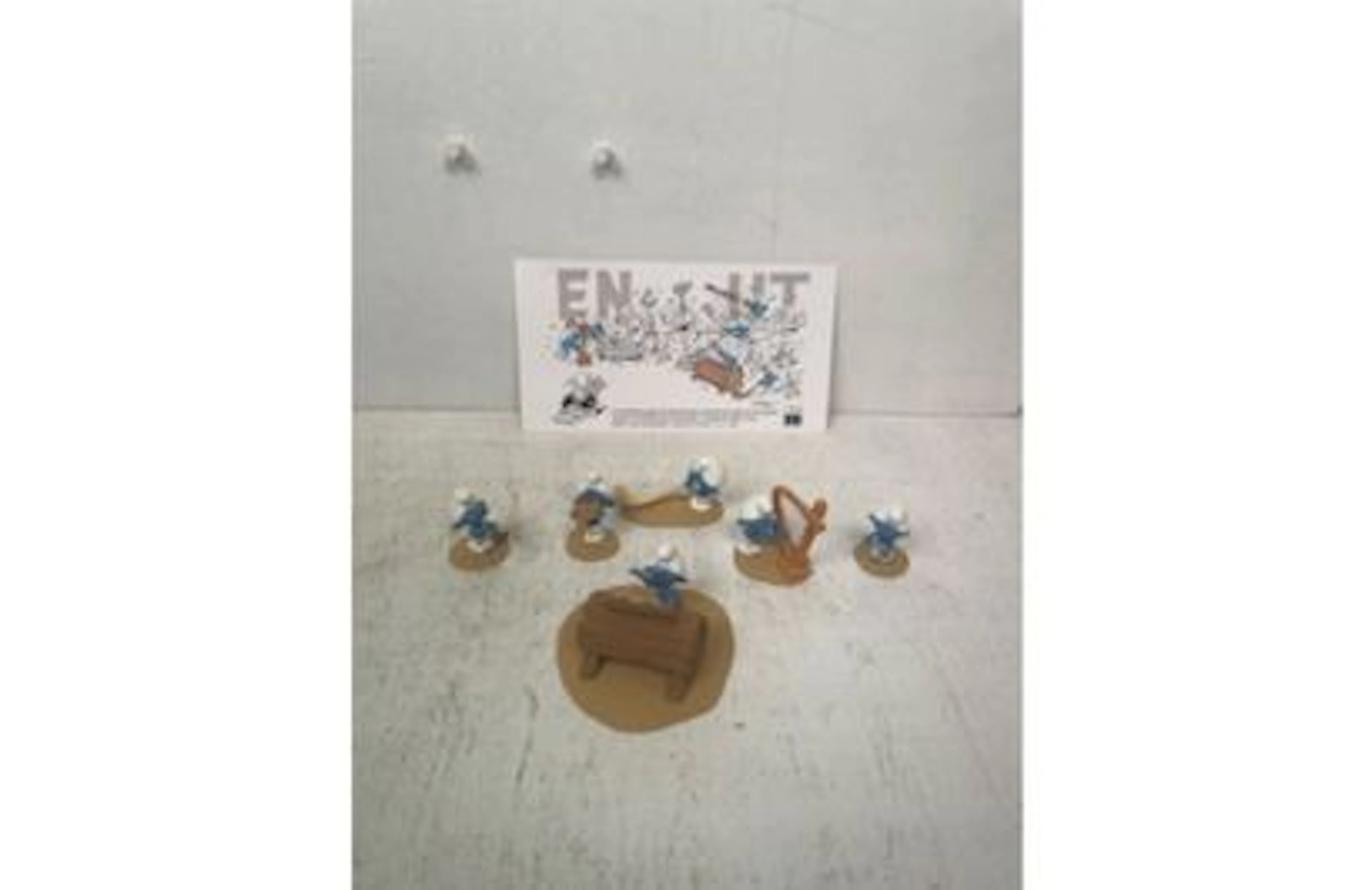 Ensemble de Figurines Résine - Les Schtroumpfs "L'Orchestre - Lot 194