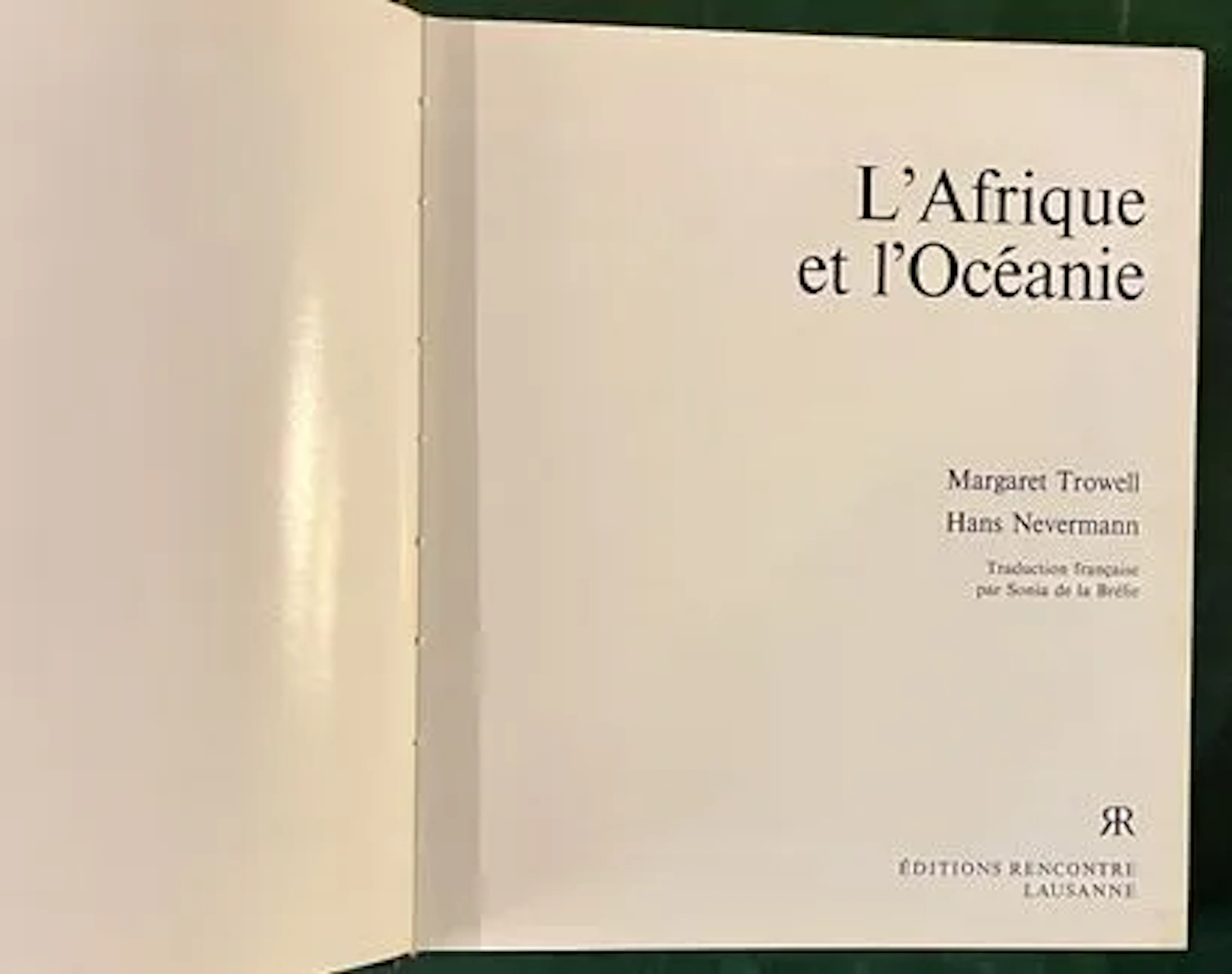 TROWELL (Margaret) & NEVERMANN (Hans). — L'AFRIQUE ET L'OCÉA - Lot 249