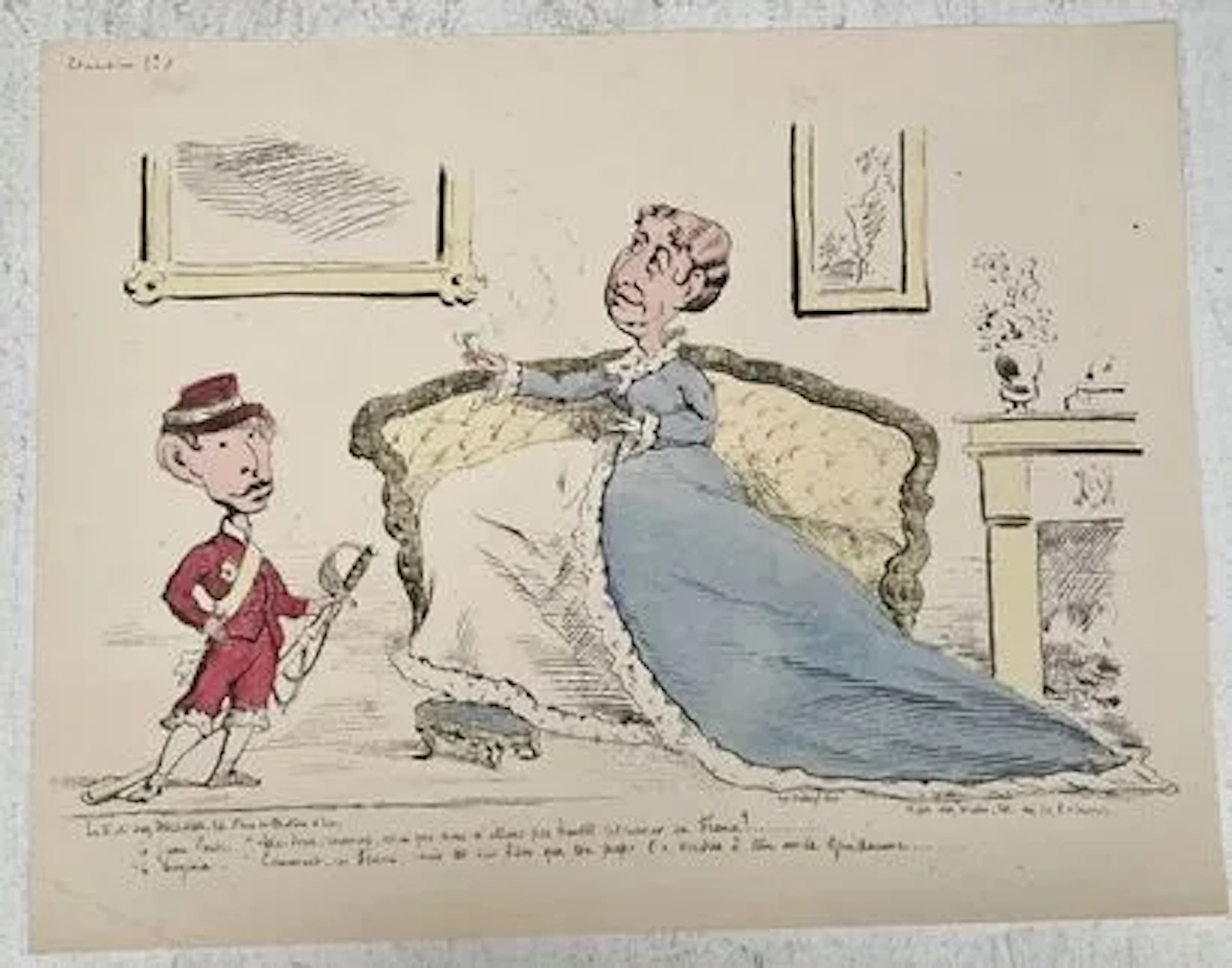 “LE PAPA FRITZ” / SCENE WITH EMPRESS AUGUSTA - Lot 12