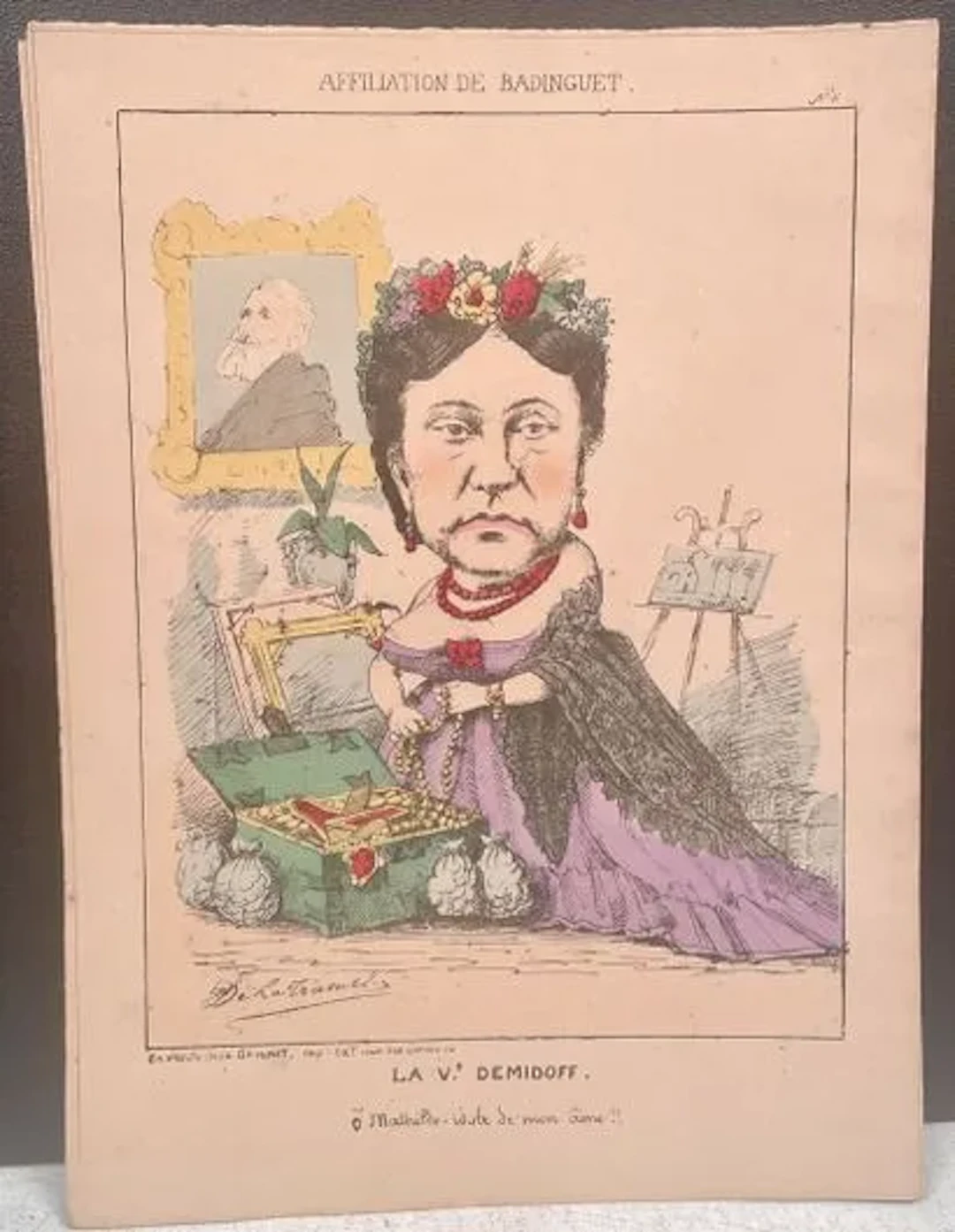 BADINGUET'S AFFILIATION, No. 6 — THE WIDOW DEMIDOFF - Lot 52