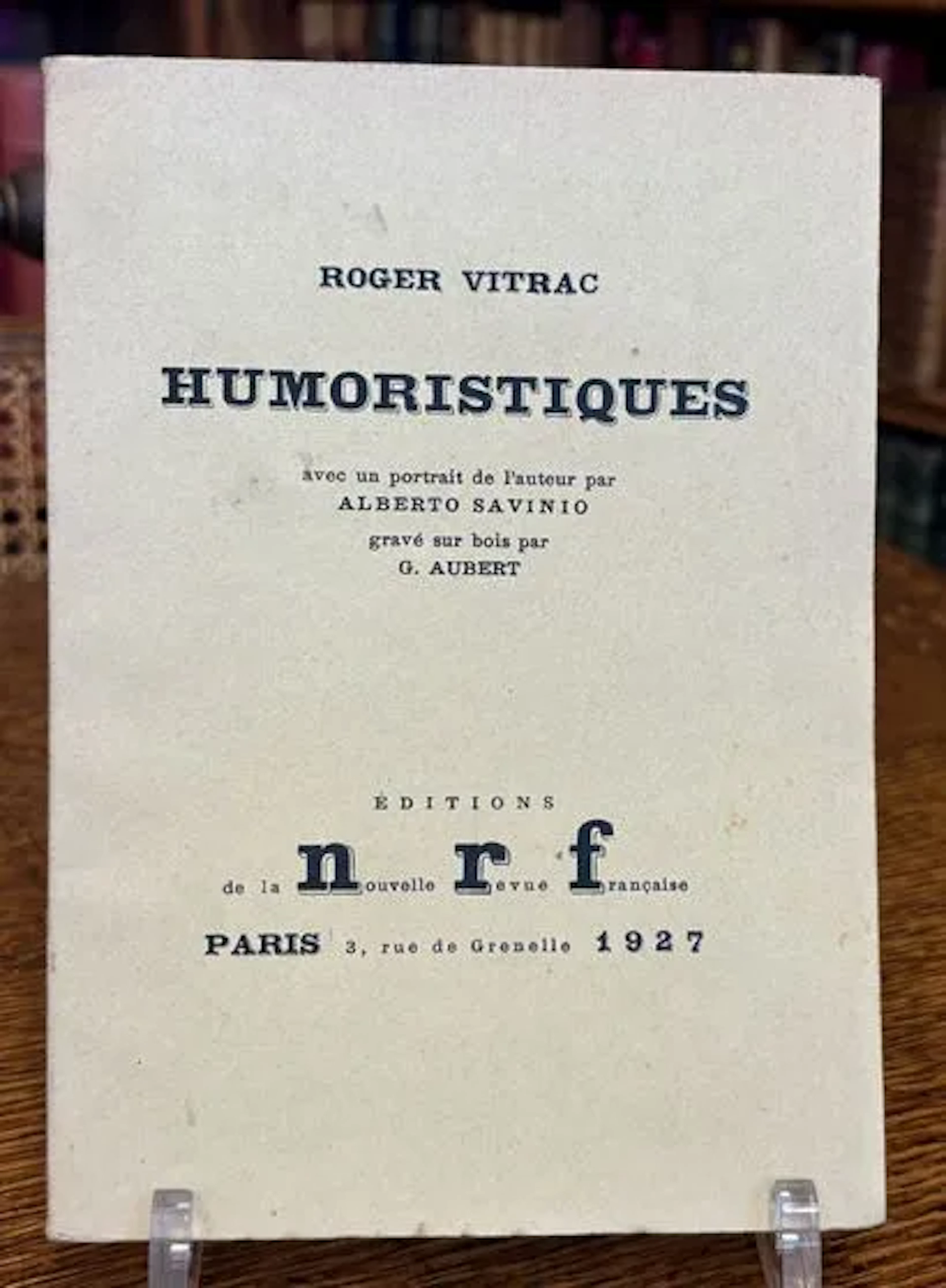 VITRAC — Humoristiques, 1927 - Lot 295