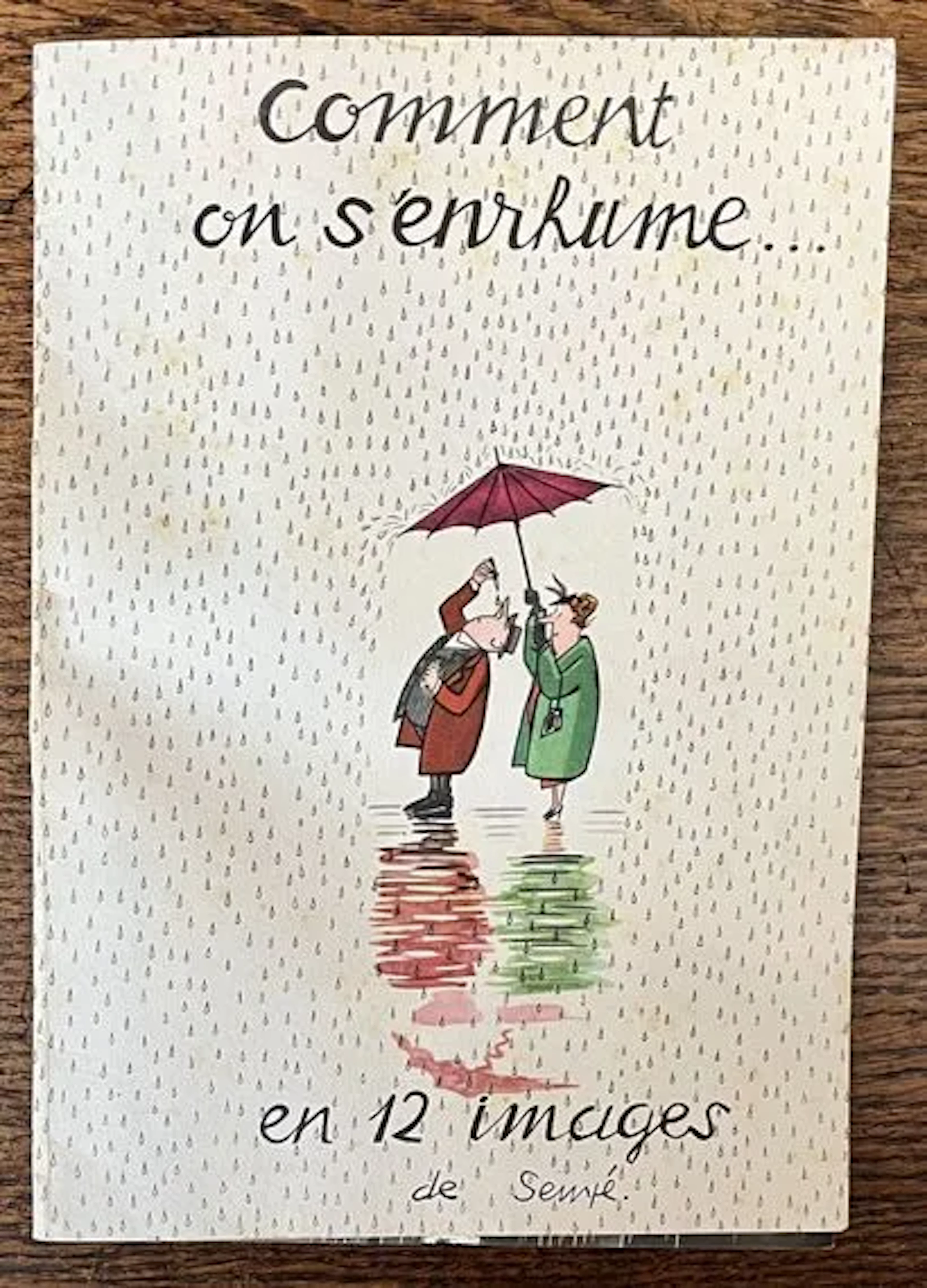 SEMPÉ — COMMENT ON S'ENRHUME… EN 12 IMAGES — 1957 — ENSEMBLE - Lot 275
